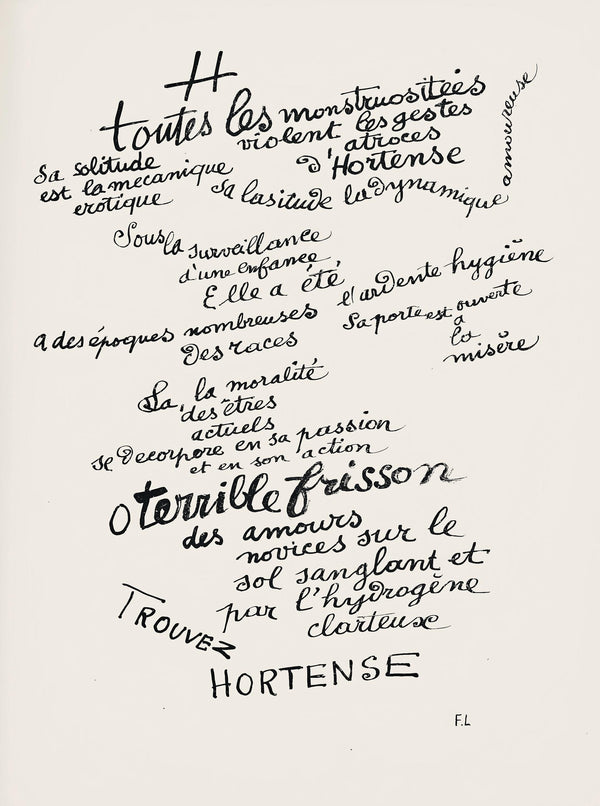 Fernand Léger, Composition (Saphire 24-38), Les Illuminations, Limited Edition Lithograph