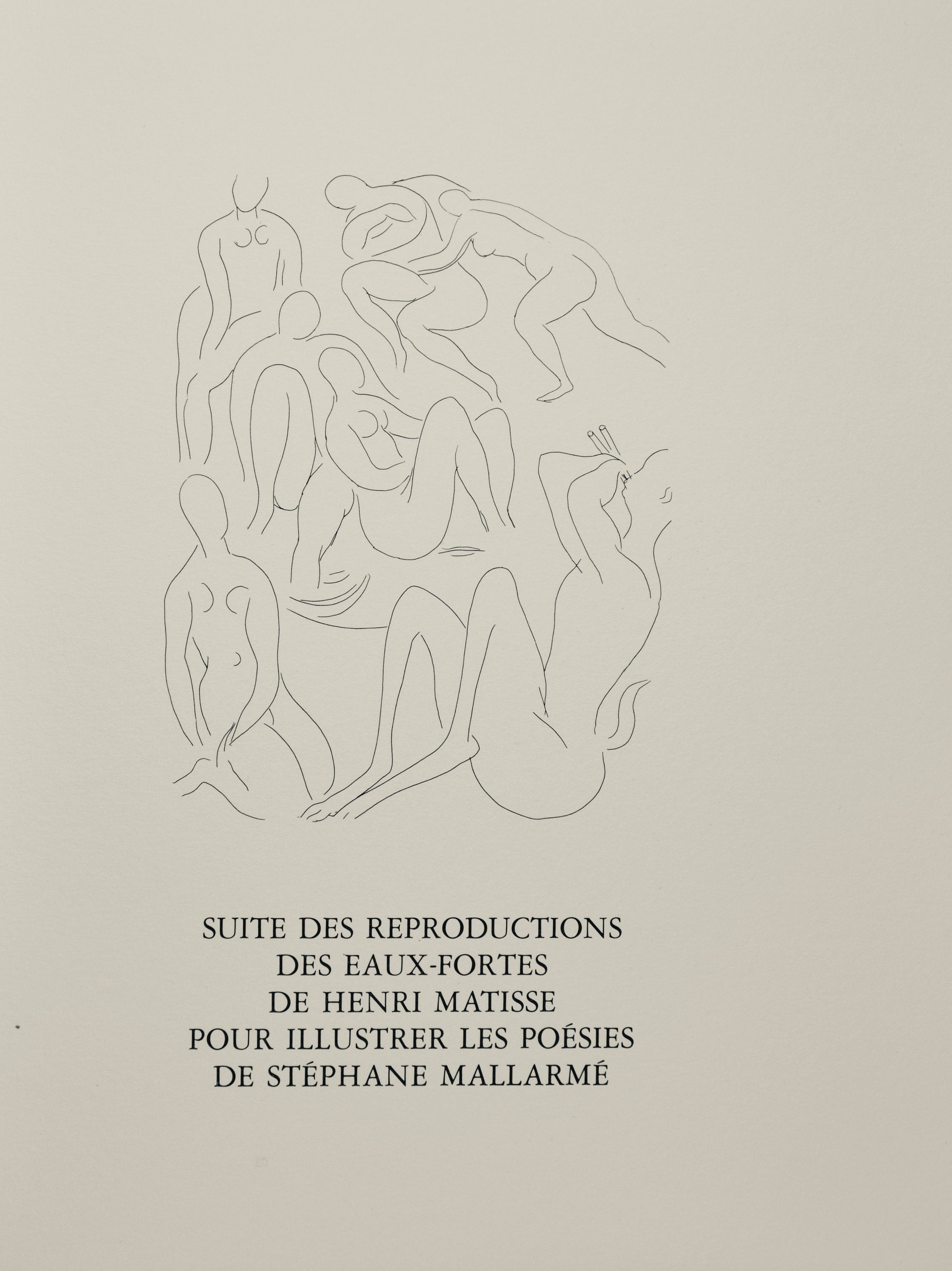 Henri Matisse, Tristesse d'été (Summer Melancholy), Poésies, Limited Edition Lithograph