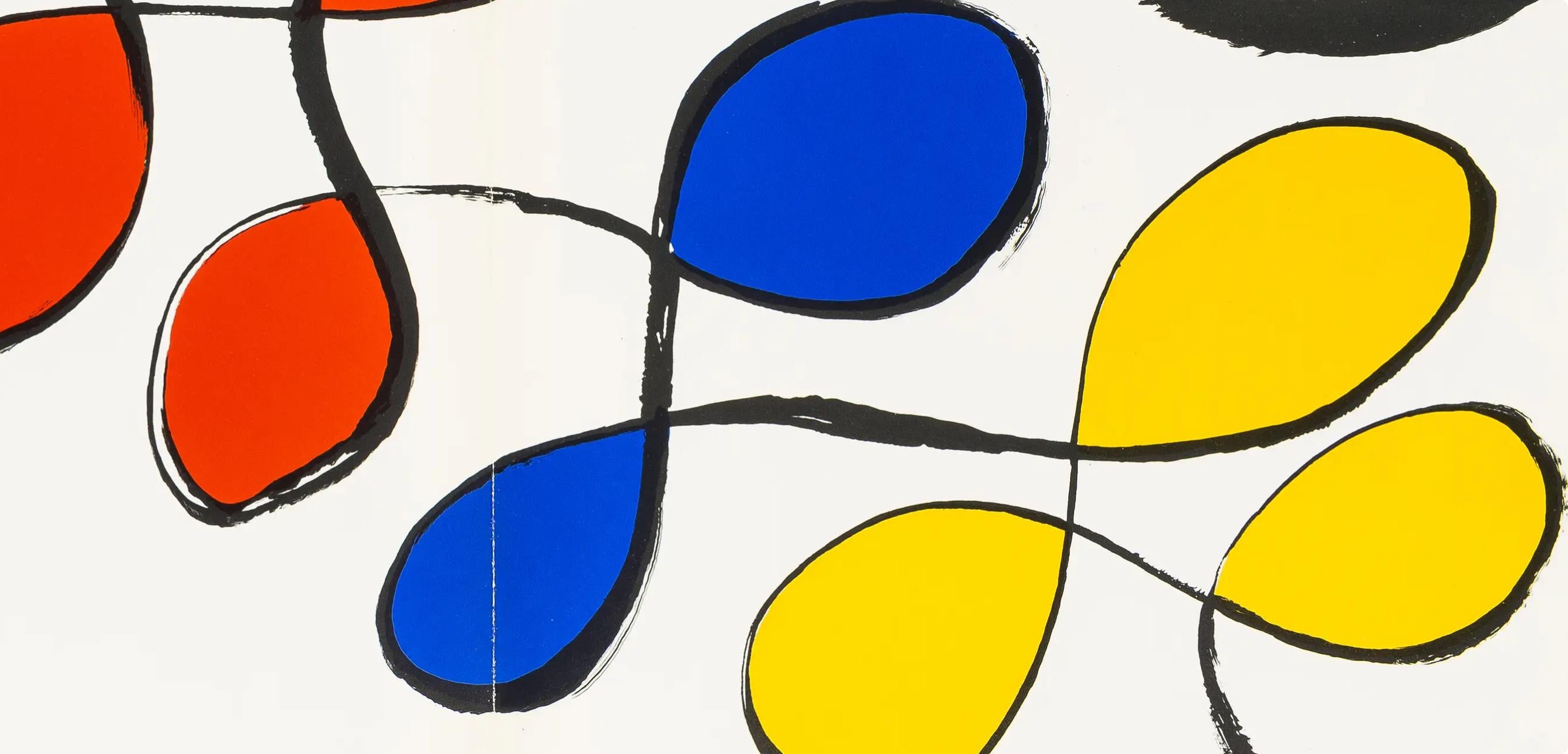 Alexander Calder, Composition, Derrière le miroir, Limited Edition Lithograph