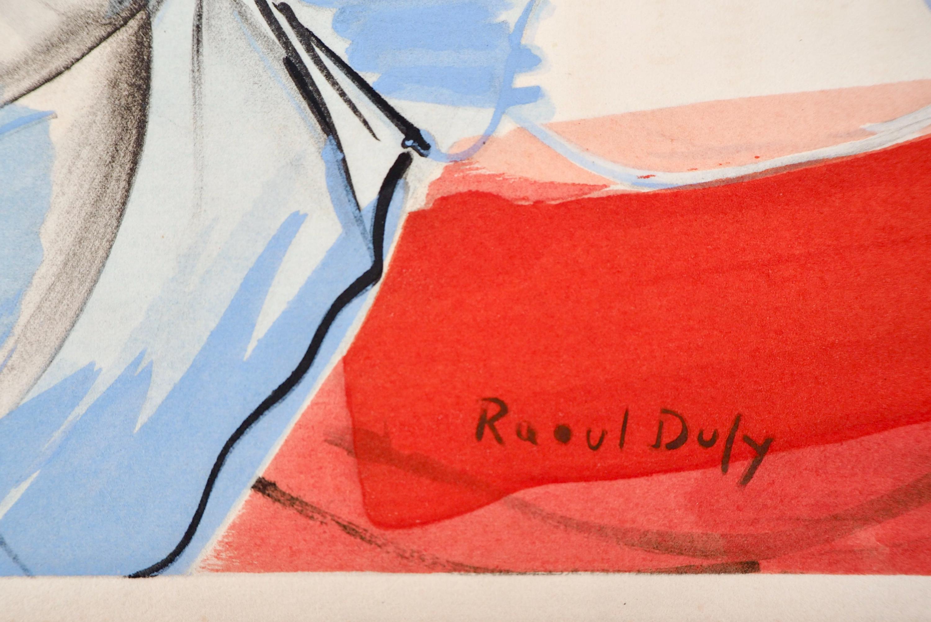 Raoul Dufy, Composition, Eaux-de-vie, Esprit de la fleur et du fruit, Limited Edition Lithograph
