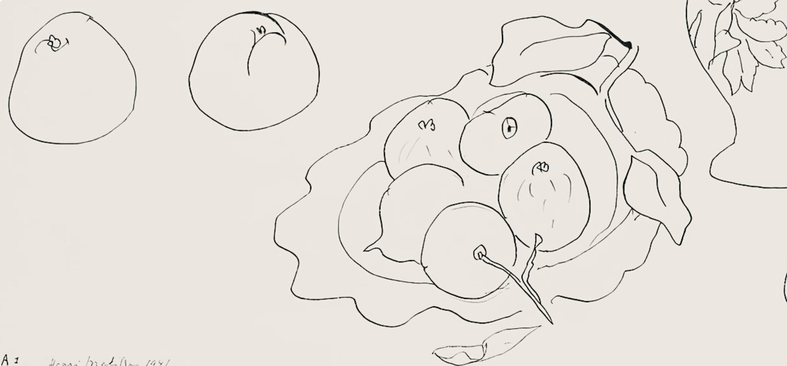 Henri Matisse, Série S.A, var. 1 (Duthuit 9), Henri Matisse, Dessins, Thèmes et variations, Limited Edition Lithograph