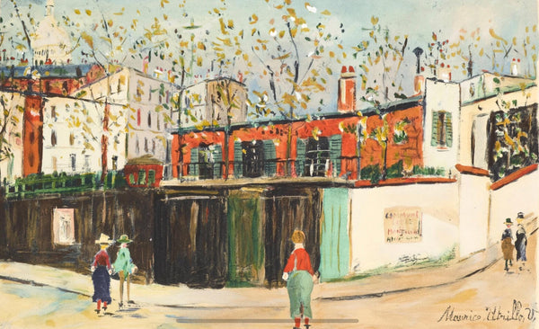Maurice Utrillo, Montmartre, Douze Contemporains, Limited Edition Lithograph