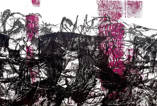 Jean-Paul Riopelle, Composition, Derrière le miroir, Limited Edition Lithograph