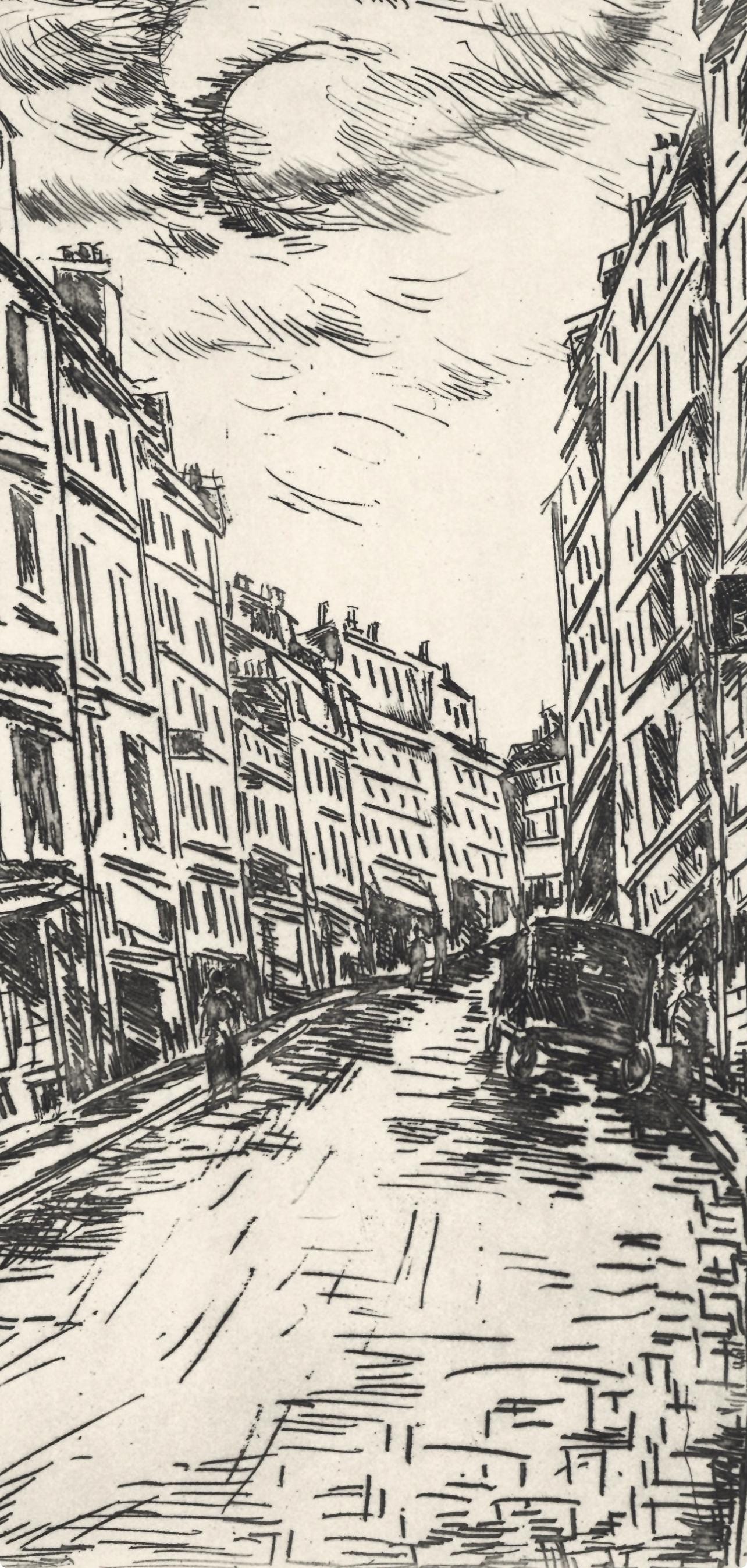 Maurice de Vlaminck, Rue de la Glacière, A La gloire à Paris, Limited Edition Etching