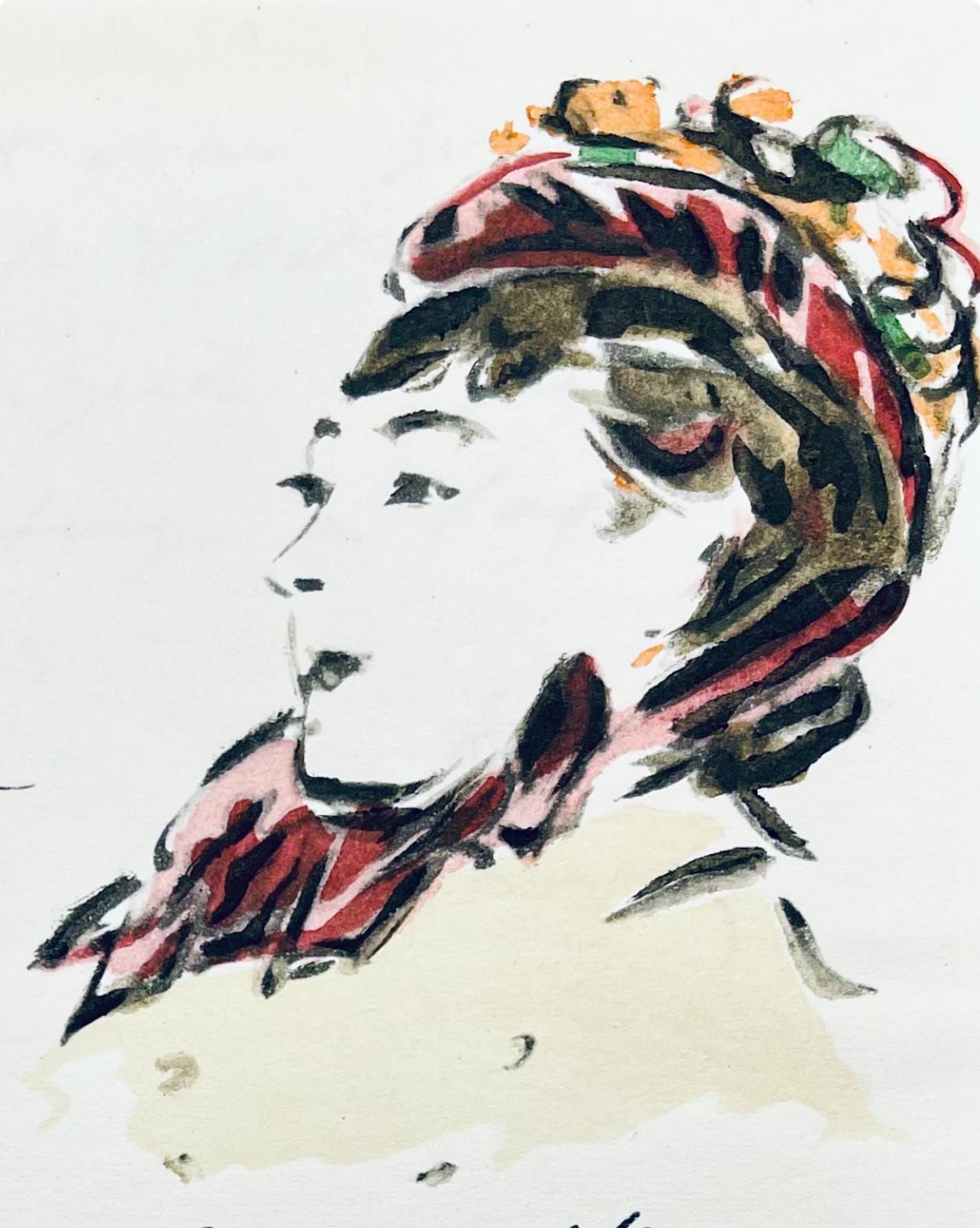 Édouard Manet, Composition, Édouard Manet, Letters with Aquarelles, Limited Edition Lithograph