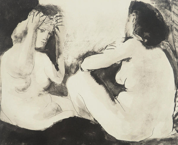 Pablo Picasso, Composition (Orozco 238), Picasso, La flûte double, Limited Edition Lithograph