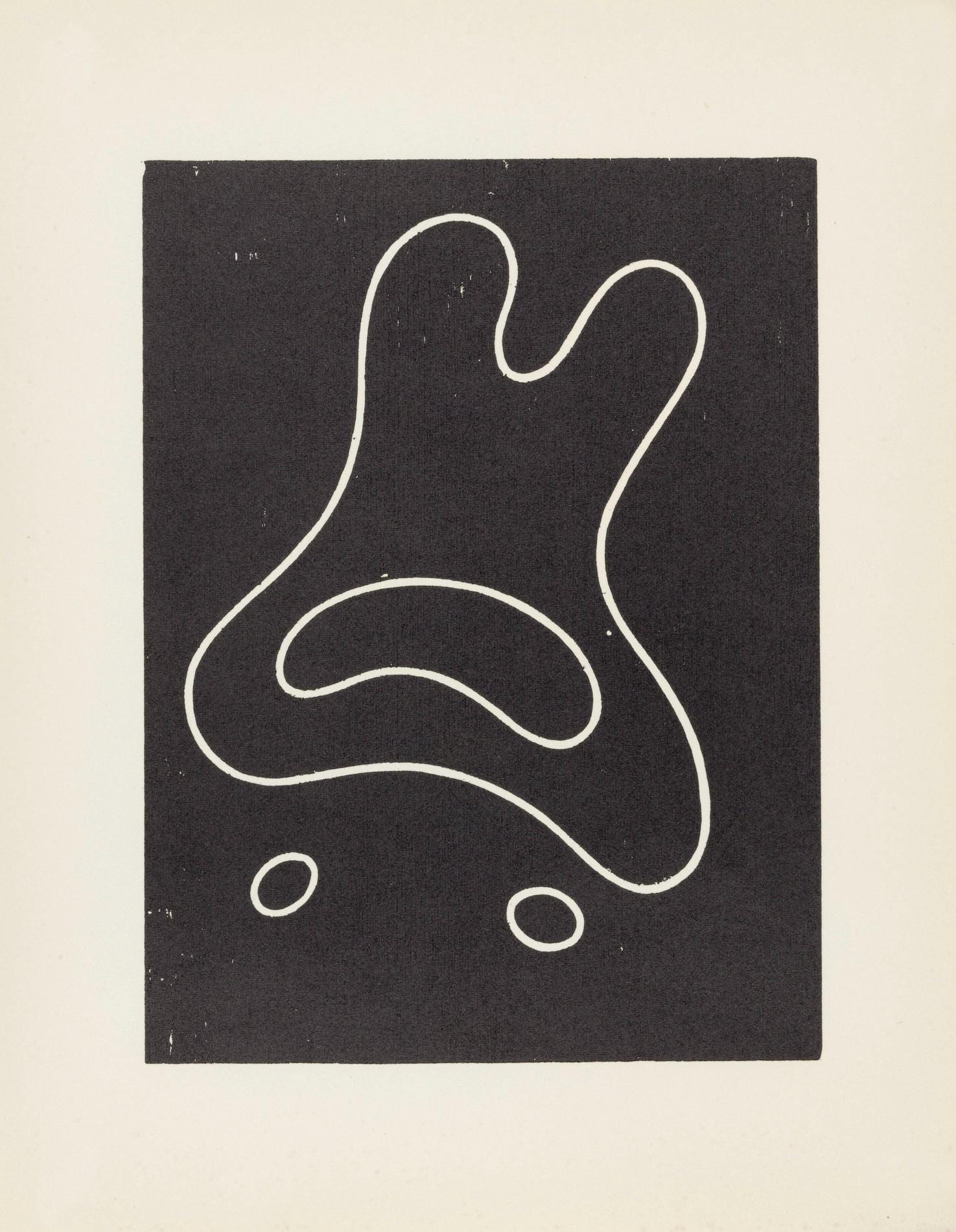 Hans Jean Arp, Composition (Arntz 148-175; Hagenbach A 25; Bolliger 54), Dreams and Projects, Limited Edition Woodcut