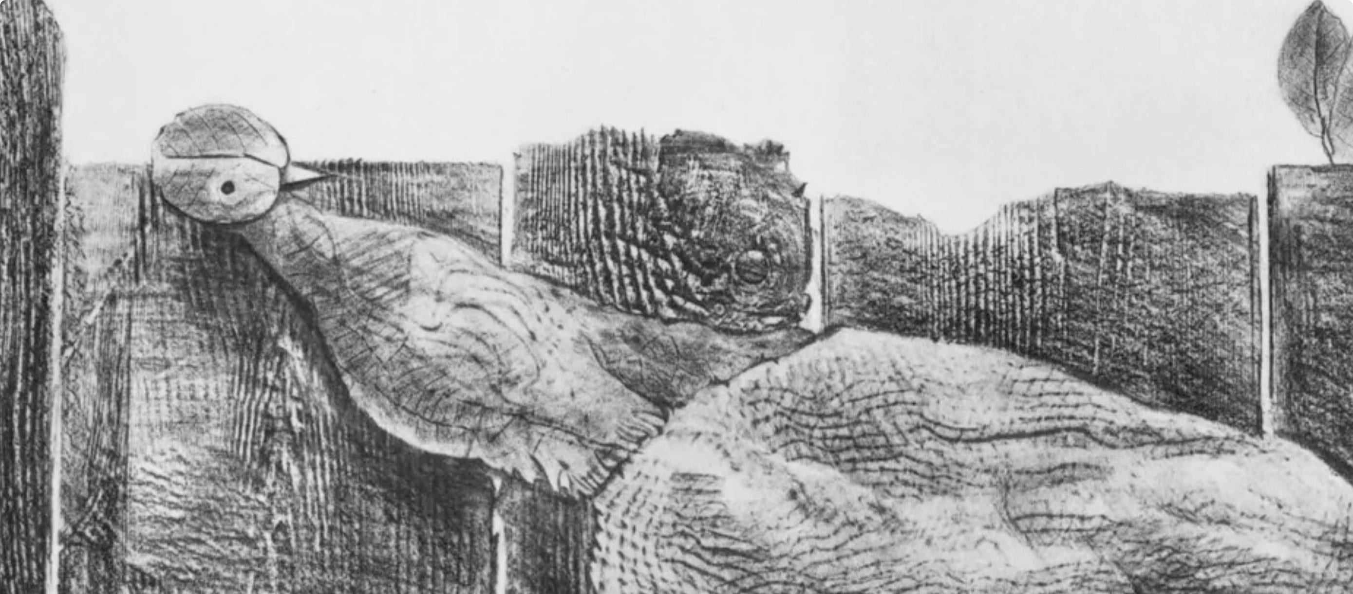 Max Ernst, Composition (Spies/Leppien 222), Histoire Naturelle, Limited Edition Lithograph