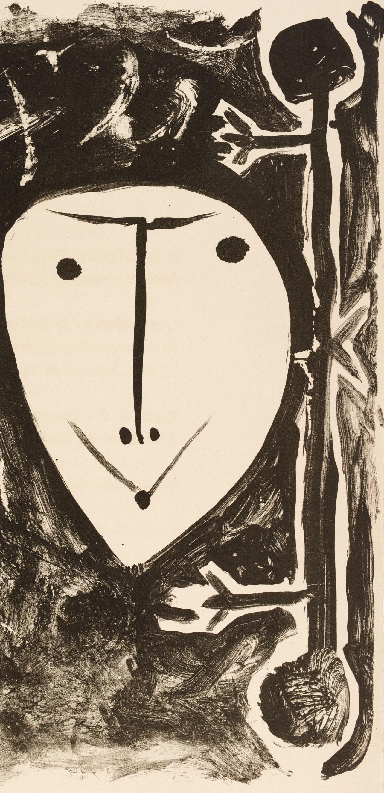 Pablo Picasso, Composition (Bloch 605-608; Mourlot 177; Reuße 519-522), Elegy of Ihpetonga, Limited Edition Lithograph