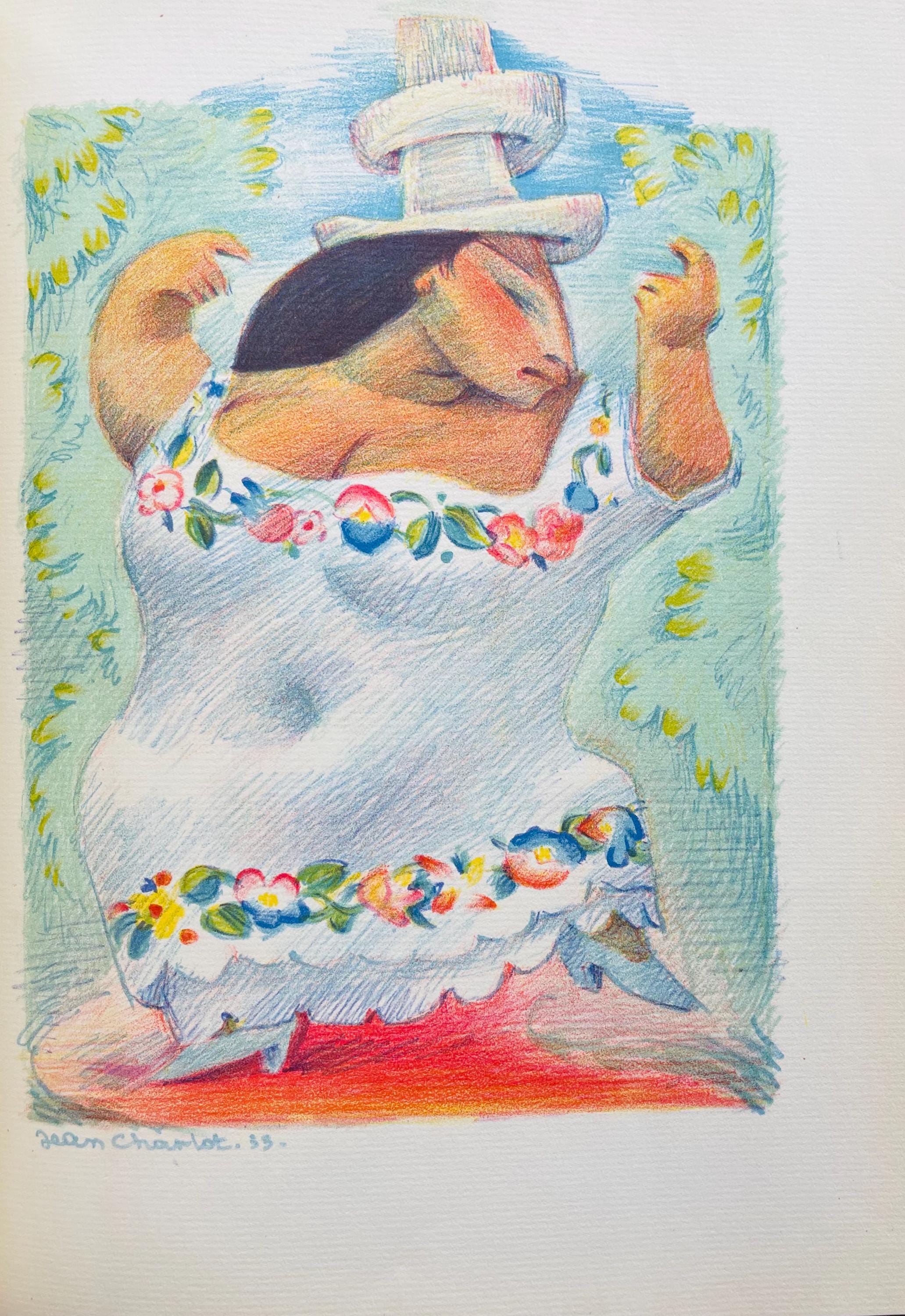Jean Charlot, Composition, Limited Edition Lithograph