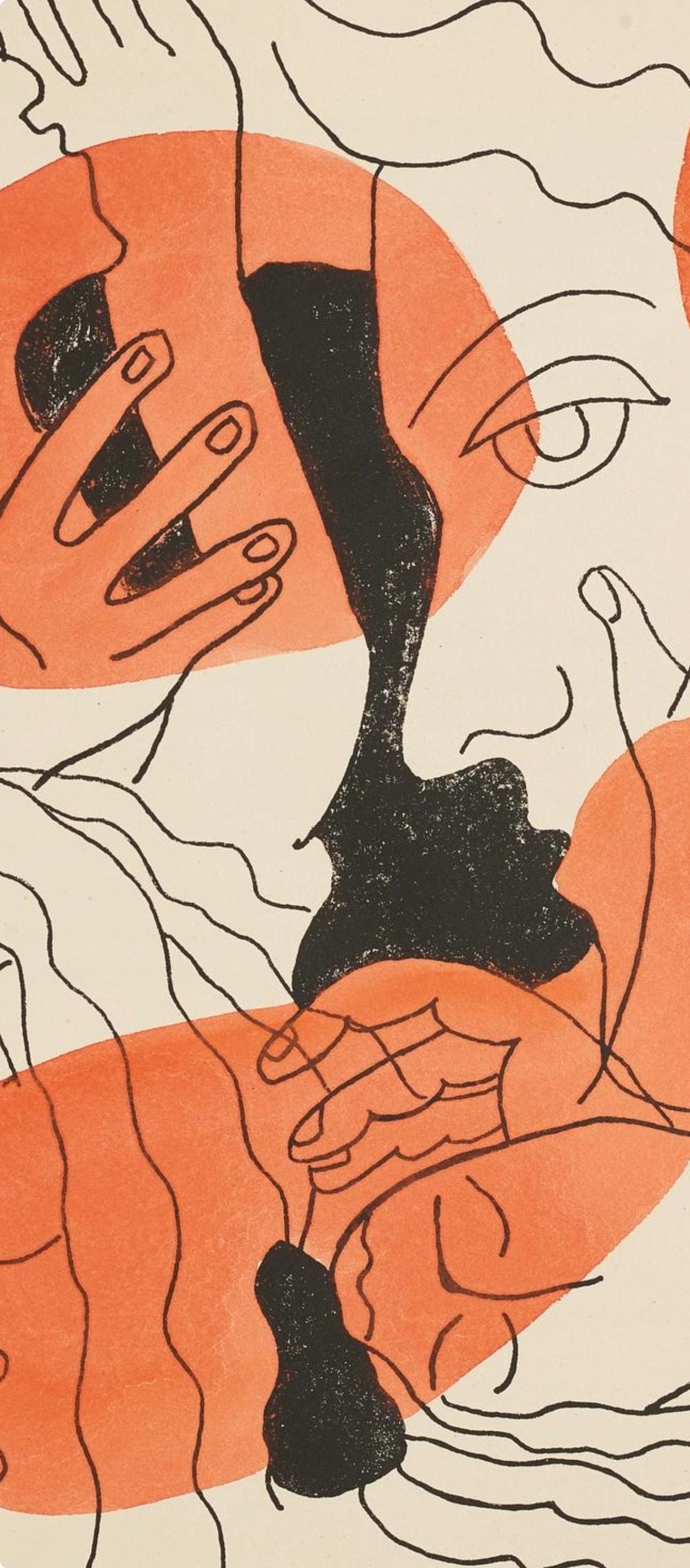Fernand Léger, Composition (Saphire 24-38), Les Illuminations, Limited Edition Lithograph