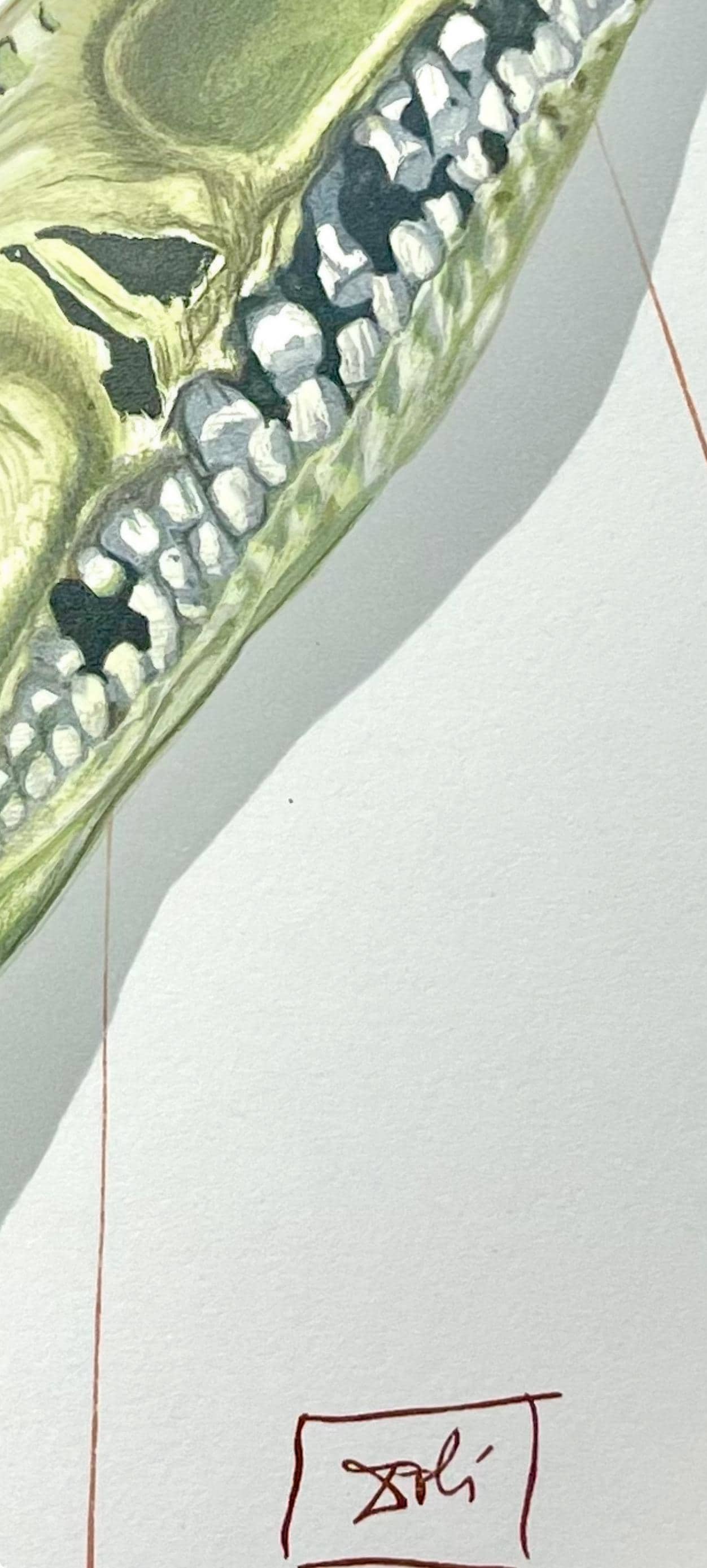 Salvador Dali, Hölle XIV (Field 189-200; Michler/Löpsinger 1039-1138), Die Göttliche Komödie, Signed, Limited Edition Woodcut