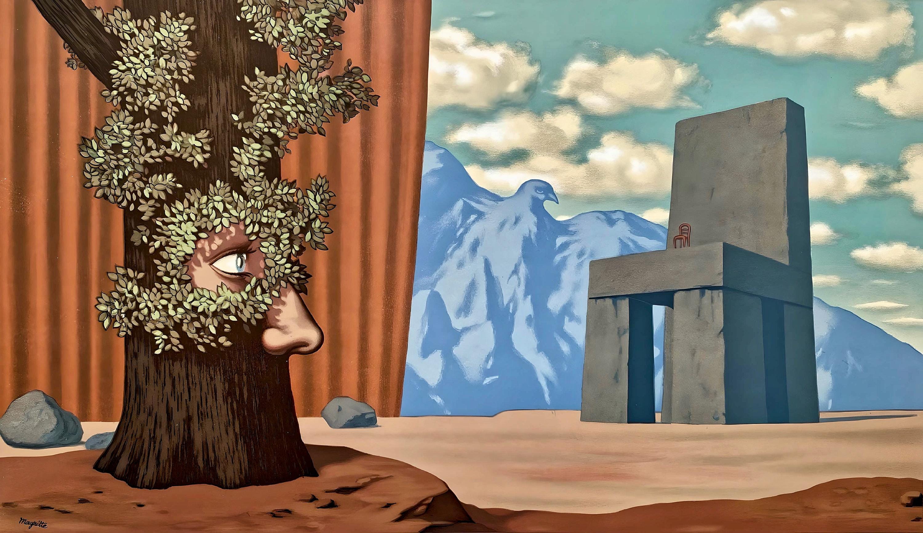 René Magritte, Les Claires-Voies d'un Jeune Regard Embaument la Fête d'un Vie, Les Enfants Trouvés de Magritte, Limited Edition Lithograph