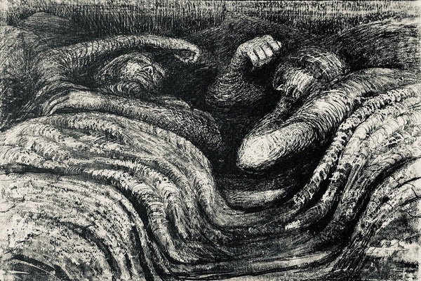 Henry Moore, Two Sleeping Shelterers, The Drawings of Henry Moore, Limited Edition Lithograph
