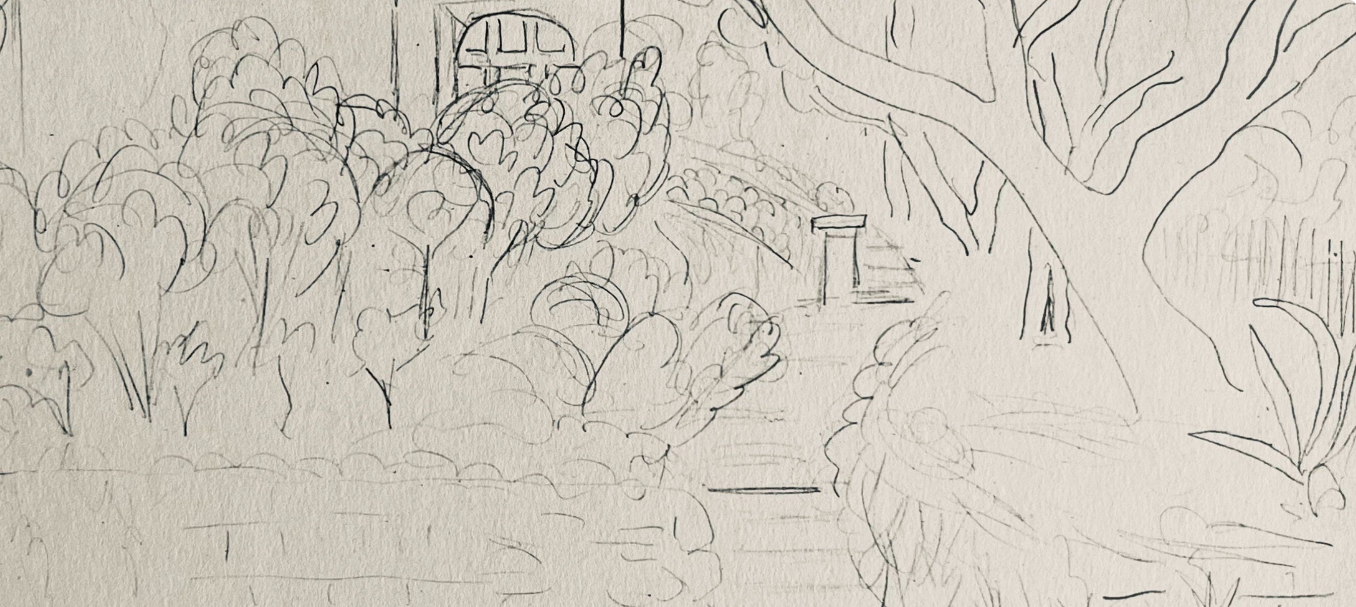 Henri Matisse, Composition (Dutel 3), Dessins de Henri-Matisse, Limited Edition Lithograph