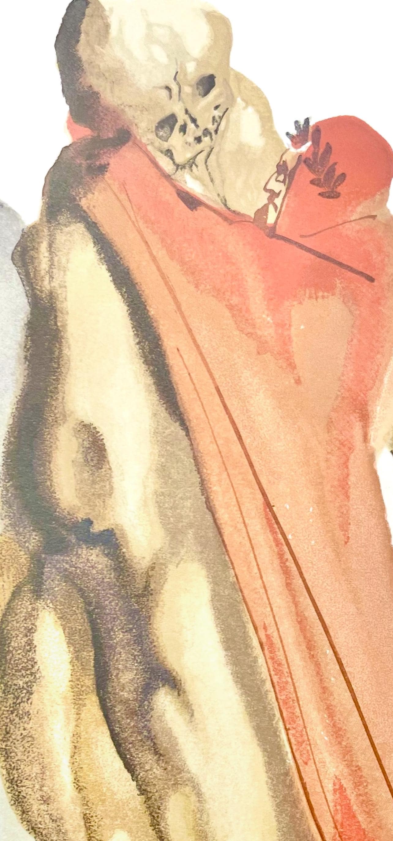 Salvador Dali, Fegefeuer V (Field 189-200; Michler/Löpsinger 1039-1138), Die Göttliche Komödie, Signed, Limited Edition Woodcut