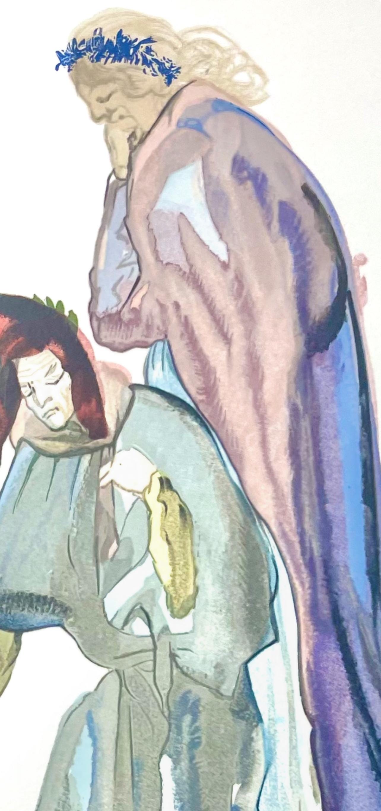 Salvador Dali, Hölle XXXII (Field 189-200; Michler/Löpsinger 1039-1138), Die Göttliche Komödie, Signed, Limited Edition Woodcut