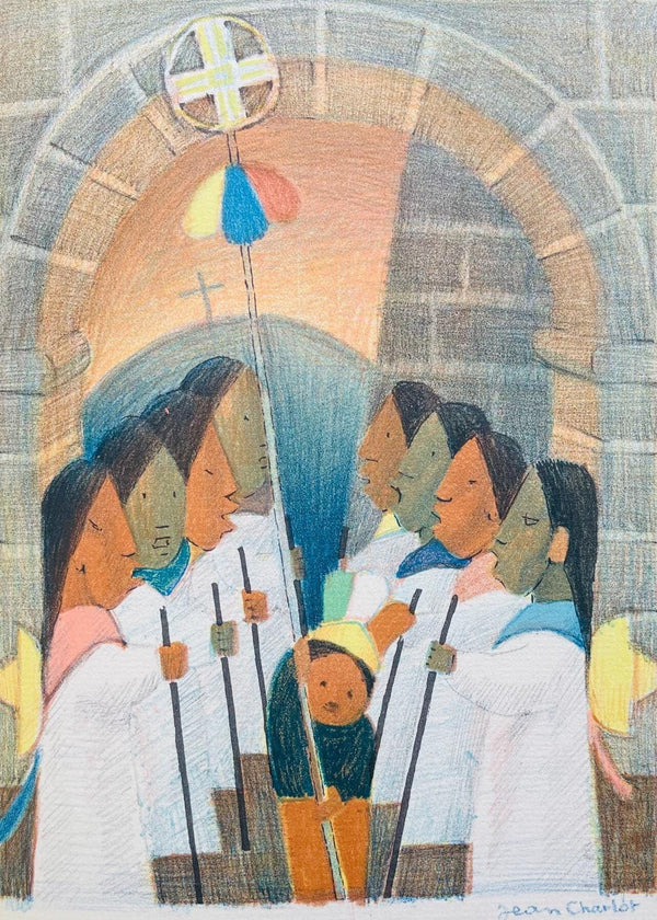 Jean Charlot, Composition, Limited Edition Lithograph