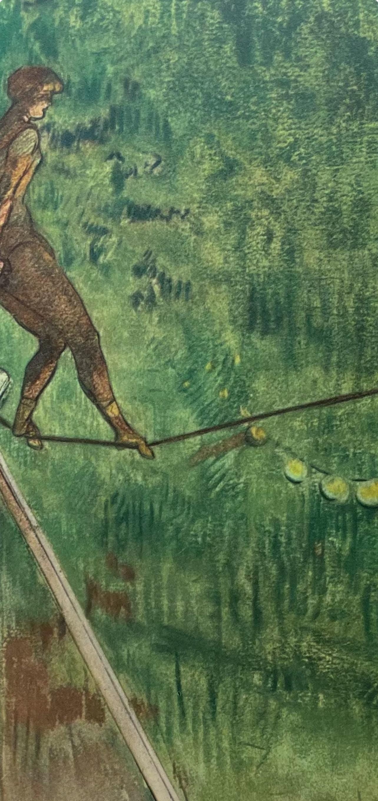 Henri de Toulouse-Lautrec, Tightrope Dancer, Henri de Toulouse-Lautrec, At the Circus, Limited Edition Lithograph