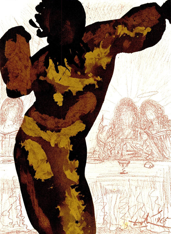 Salvador Dali, Composition (Michler/Löpsinger 1600; Field 69-3), Biblia Sacra, Limited Edition Lithograph