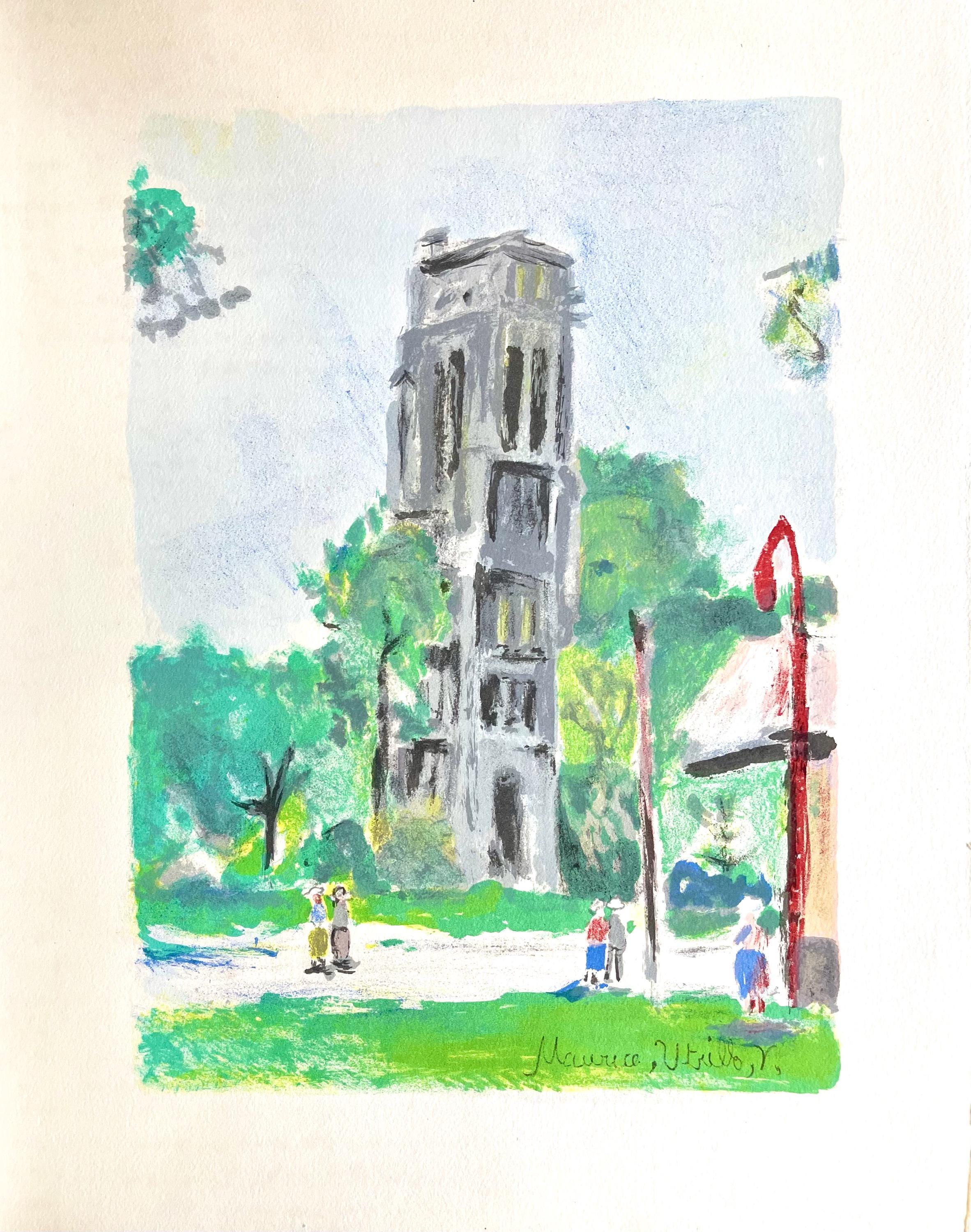 Maurice Utrillo, à la Comédie Française, Paris Capitale, Limited Edition Lithograph