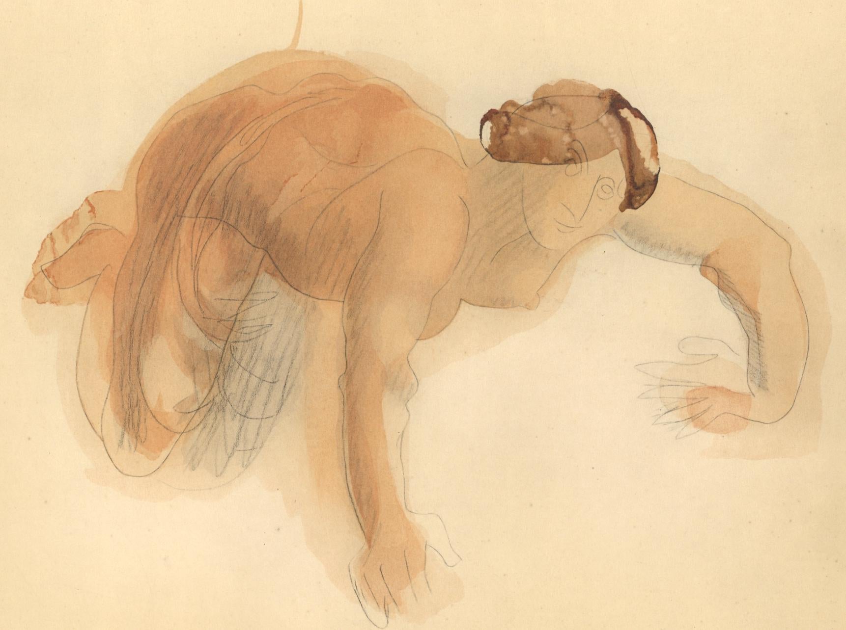 Auguste Rodin, Composition, La Varende, Rodin, Limited Edition Lithograph