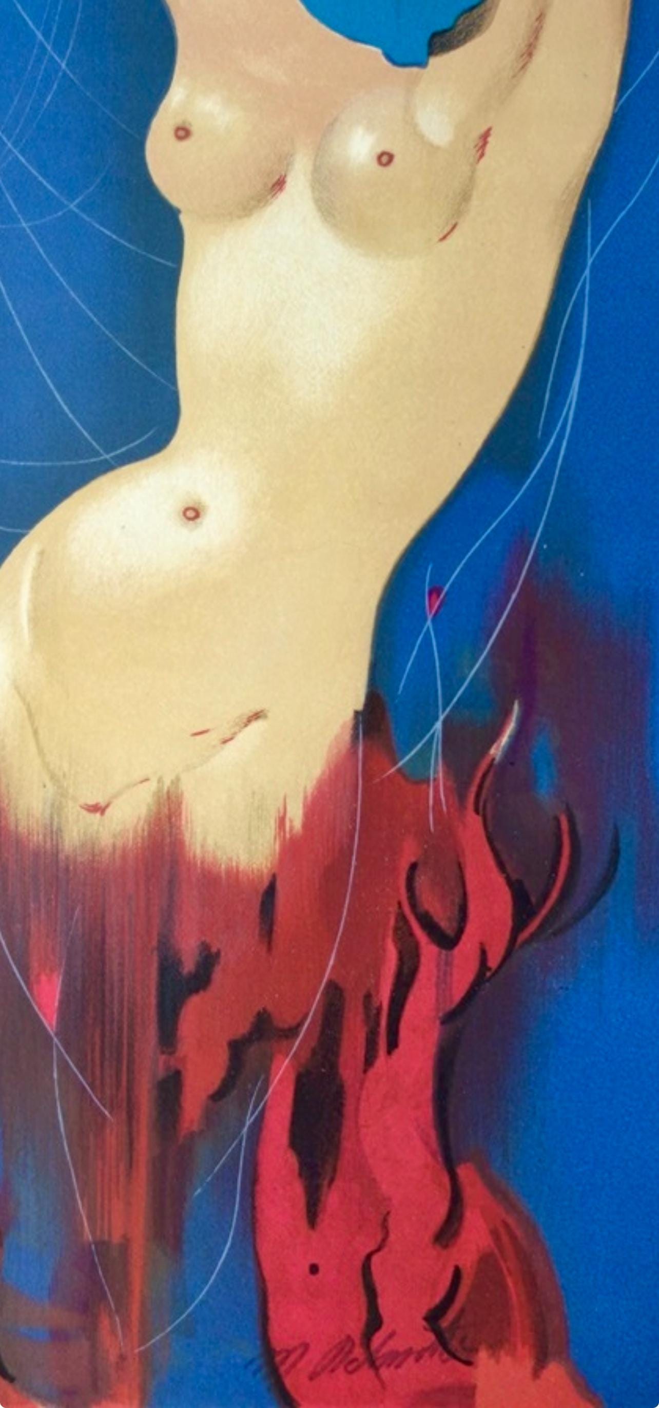 Marcel Delmotte, Composition, Variations sur l'imaginaire, Limited Edition Lithograph
