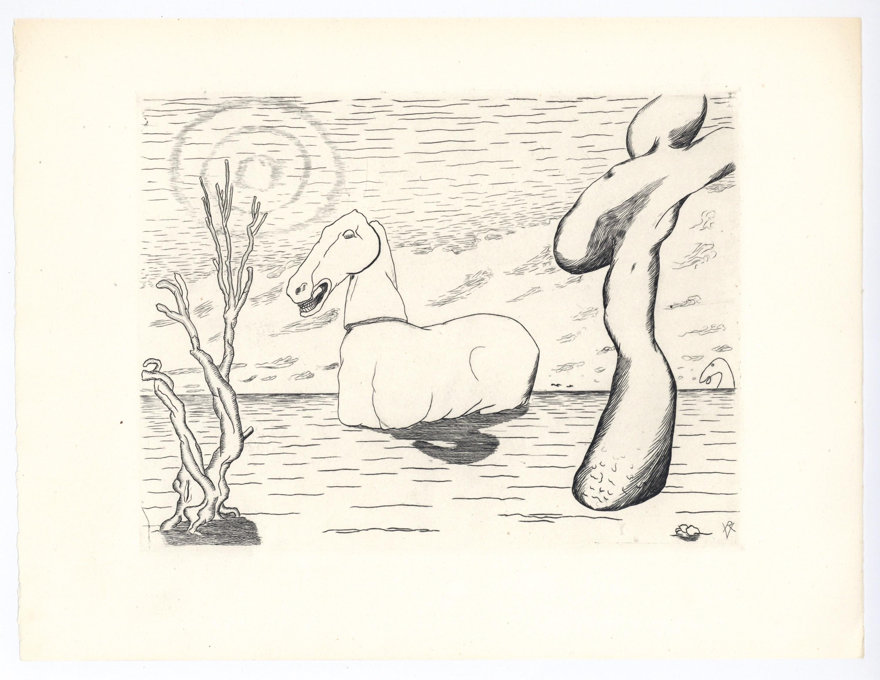 Roger Vieillard, Composition, Alternance, Limited Edition Etching