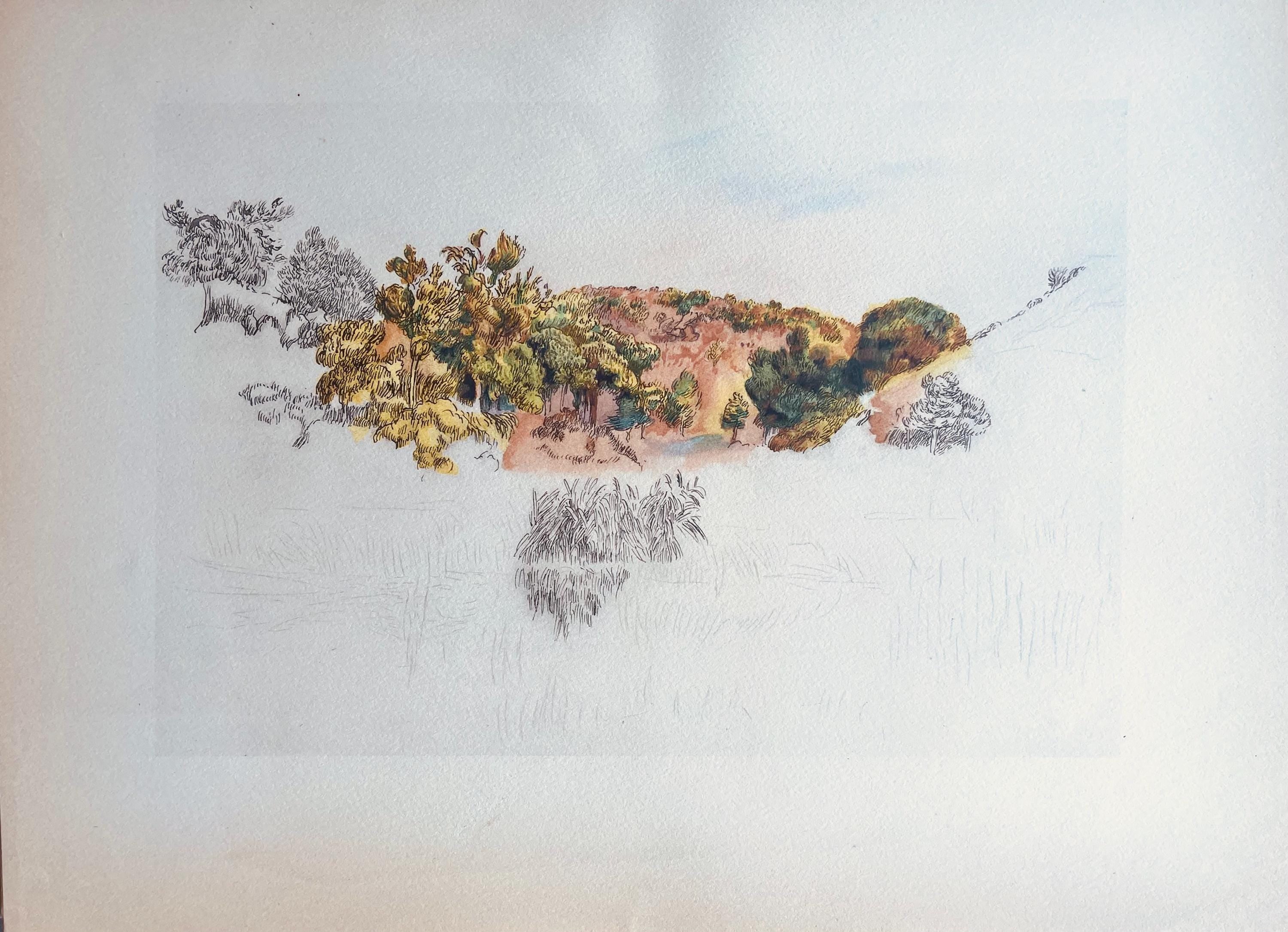 Pierre-Auguste Renoir, Composition, Seize Aquarelles et Sanguines de Renoir, Limited Edition Lithograph