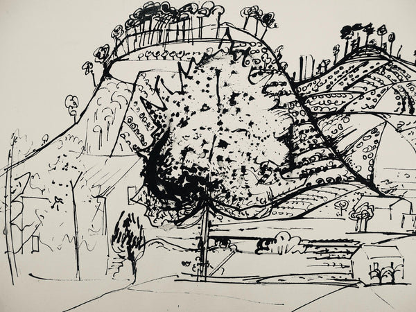 Édouard Pignon, Composition, Arbres et Voiles, Limited Edition Lithograph