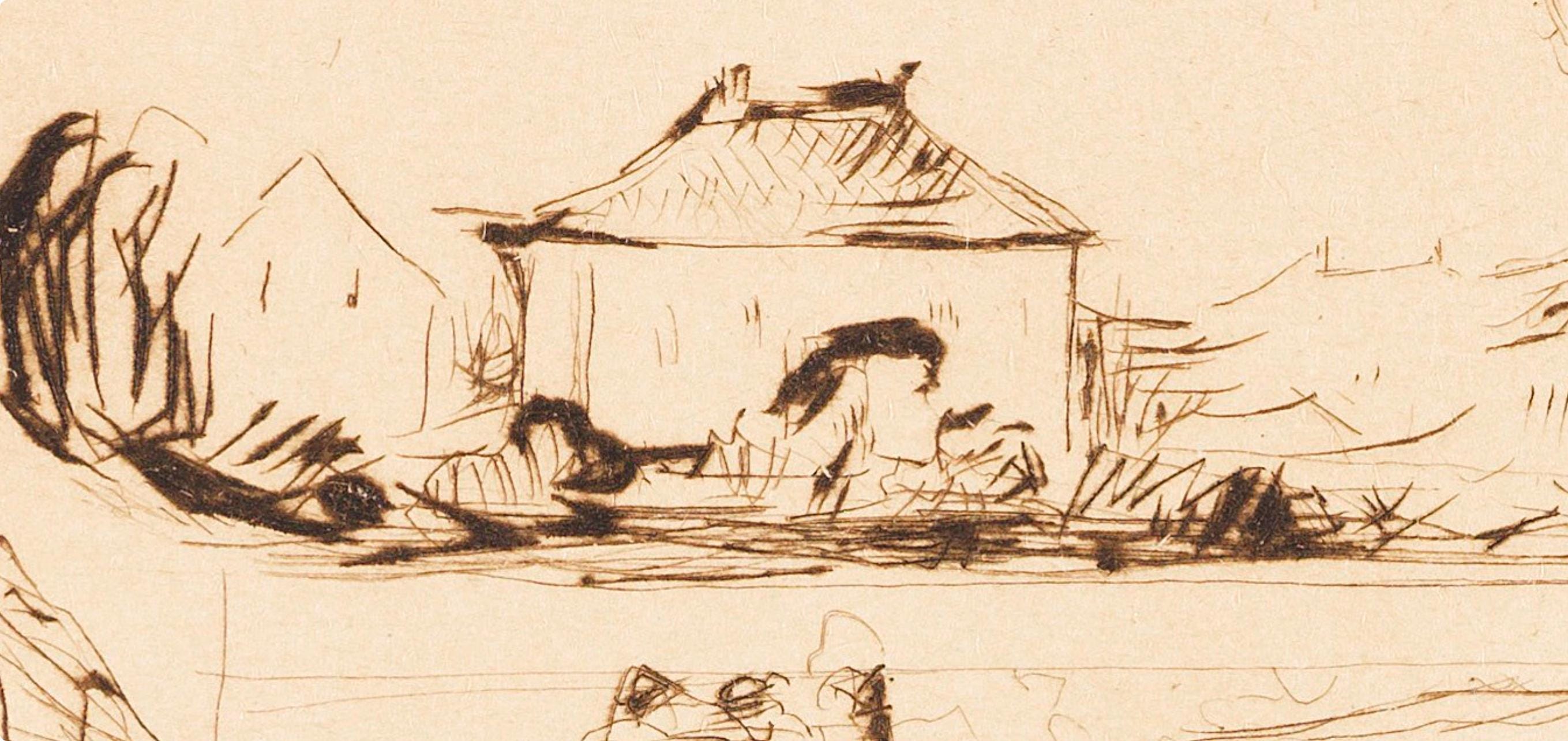 Edvard Munch, Fra Åsgårdstrand (Schiefler 260; Woll 289), Limited Edition Etching