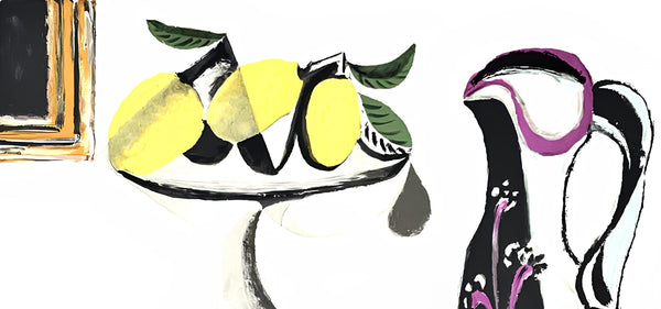 Pablo Picasso, Nature Morte au Citron et à la Cruche, Marina Picasso Collection, Official Limited Edition Lithograph