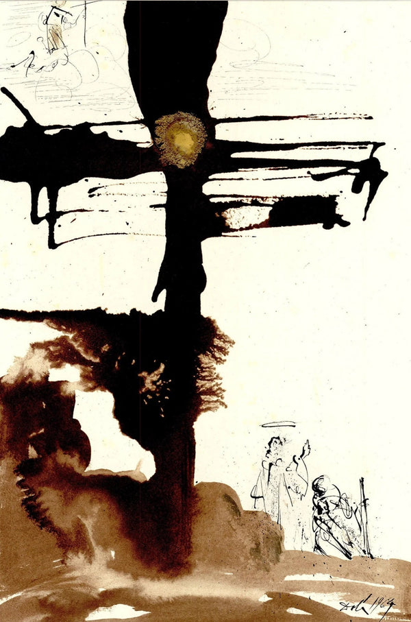 Salvador Dali, Composition (Michler/Löpsinger 1600; Field 69-3), Biblia Sacra, Limited Edition Lithograph