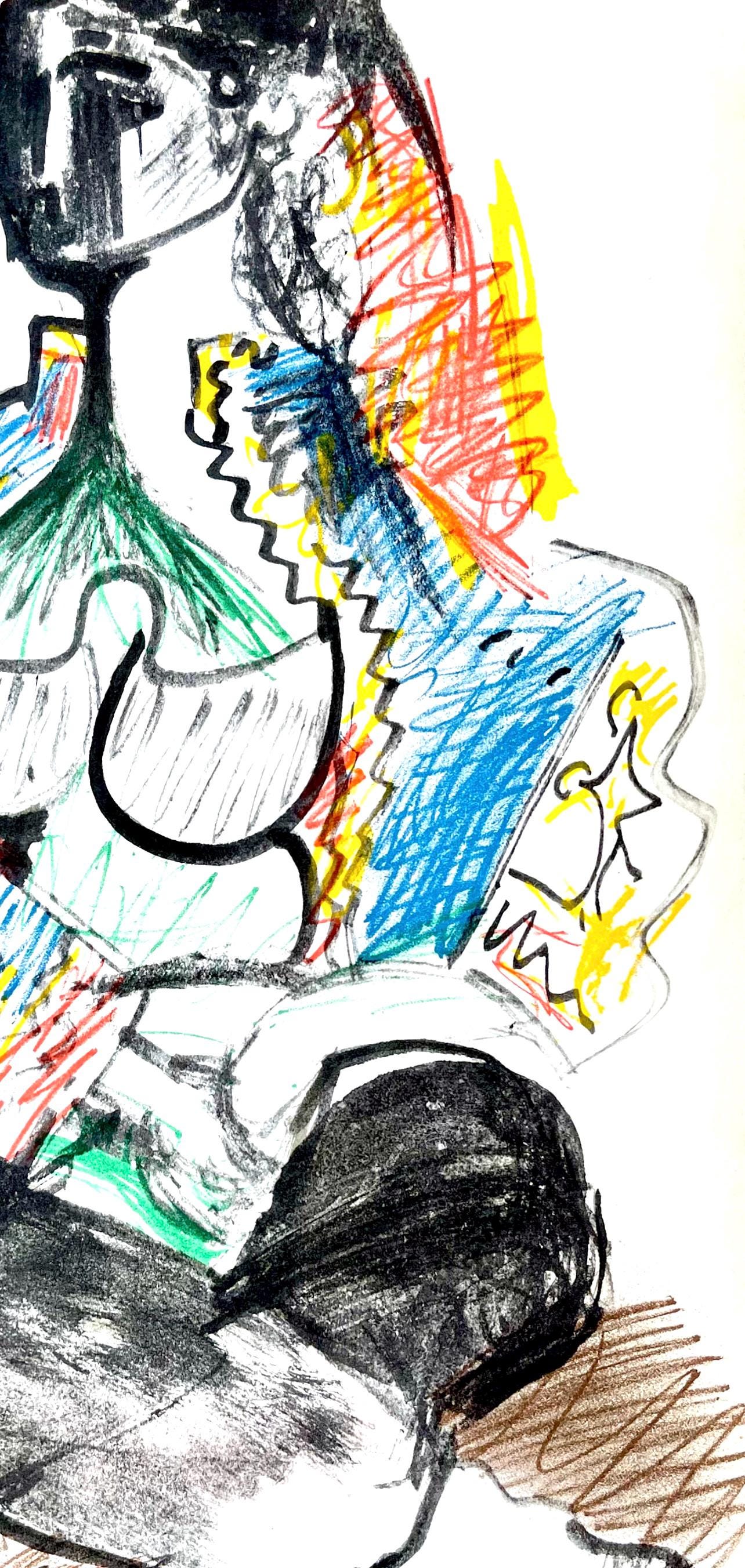Pablo Picasso, Composition (Cramer 101), Carnet de la Californie, Limited Edition Lithograph