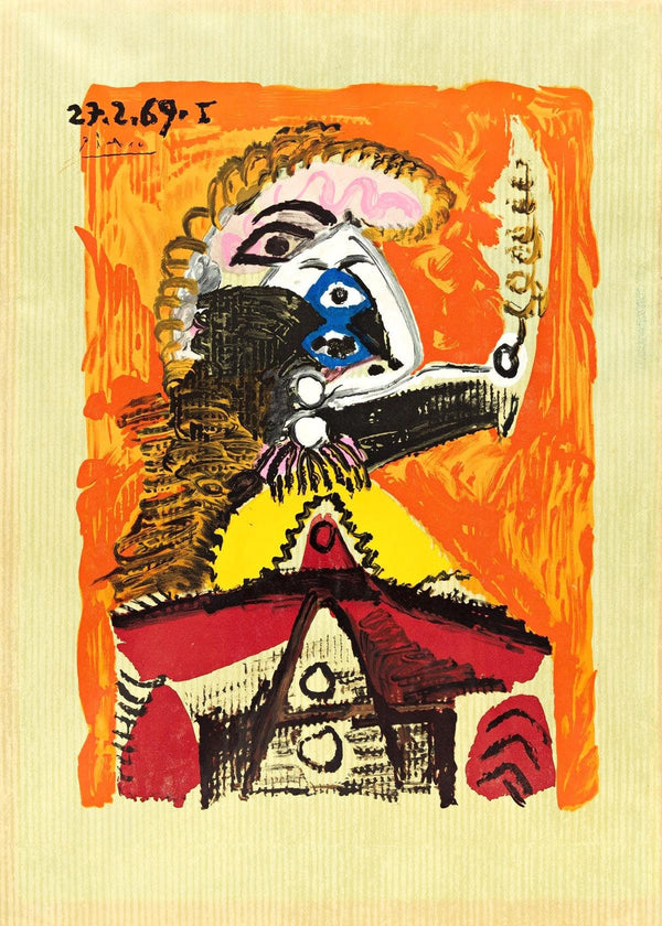 Pablo Picasso, Composition (Orozco 207-261), Vingt-Neuf Portraits Imaginaires, Limited Edition Lithograph