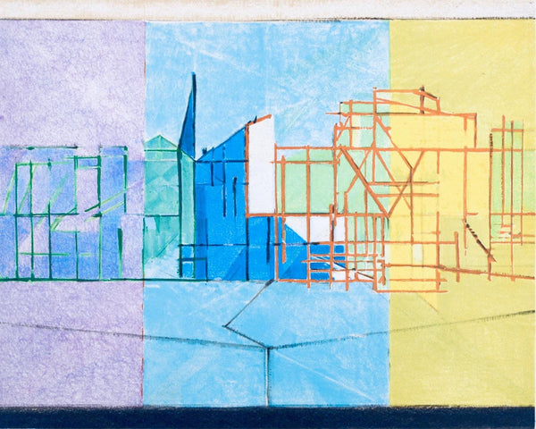 Jacques Villon, Composition (Ginestet/Pouillon 65-72), Jacques Villon, Huit lithographies, Limited Edition Lithograph