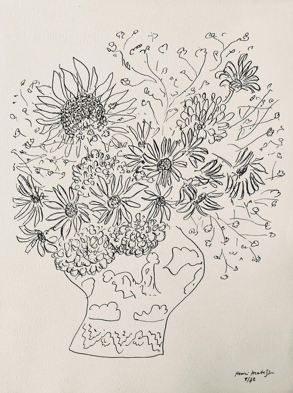 Henri Matisse, Composition, Dessins de Matisse, Hommage nº2, Limited Edition Lithograph