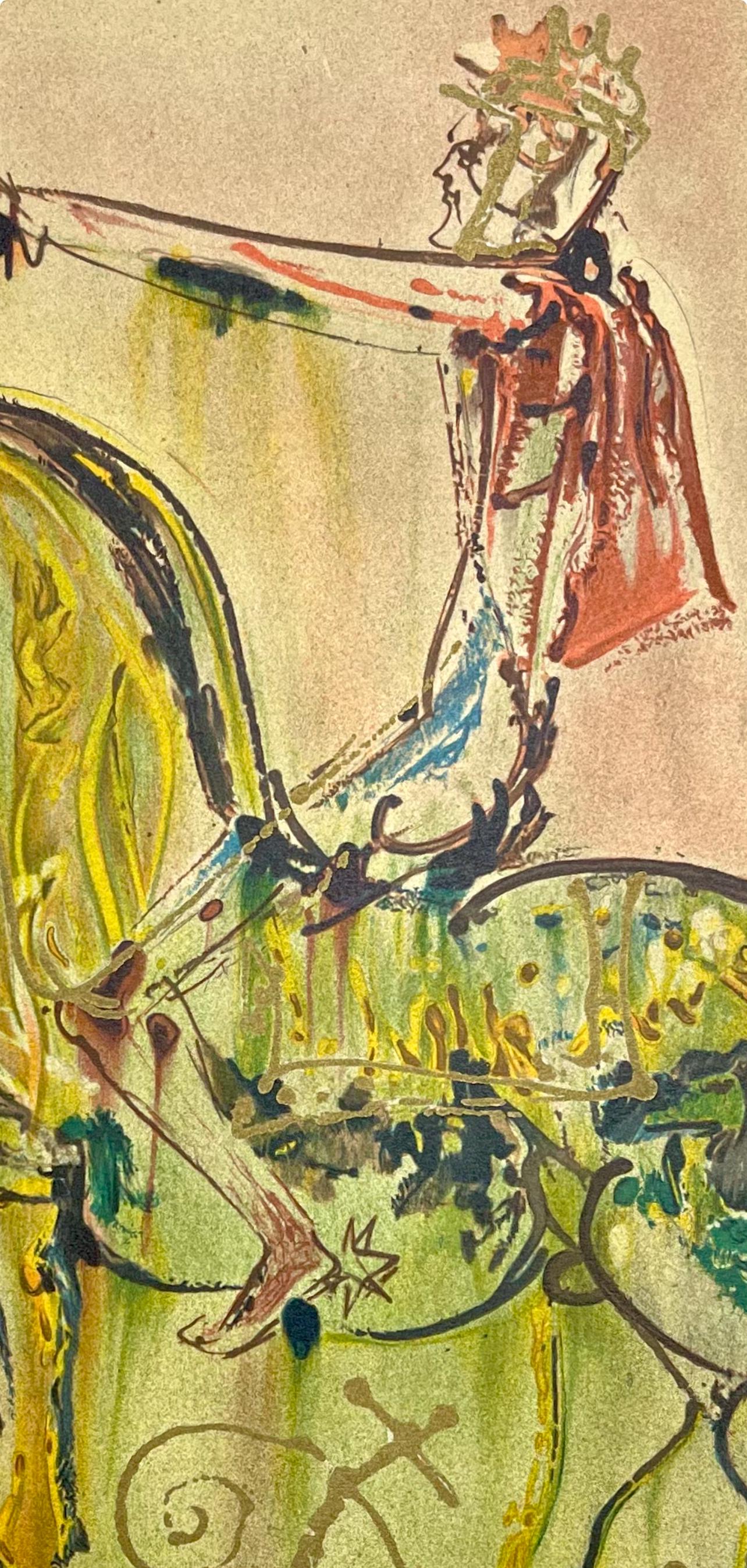 Salvador Dalí, Chevalier Romain, Les Chevaux de Dalí, Limited Edition Lithograph