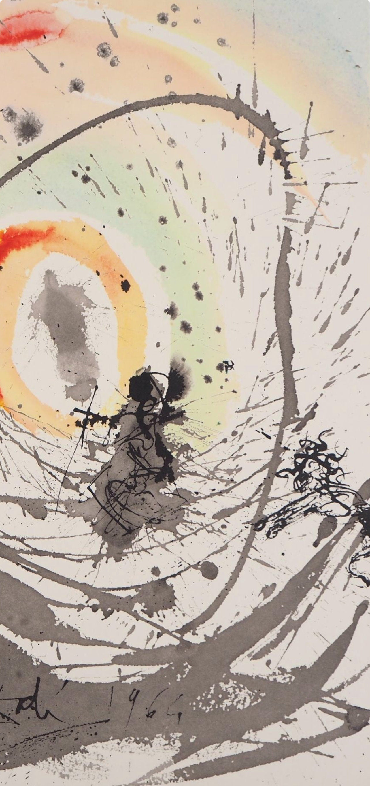 Salvador Dali, Composition (Michler/Löpsinger 1600; Field 69-3), Biblia Sacra, Limited Edition Lithograph