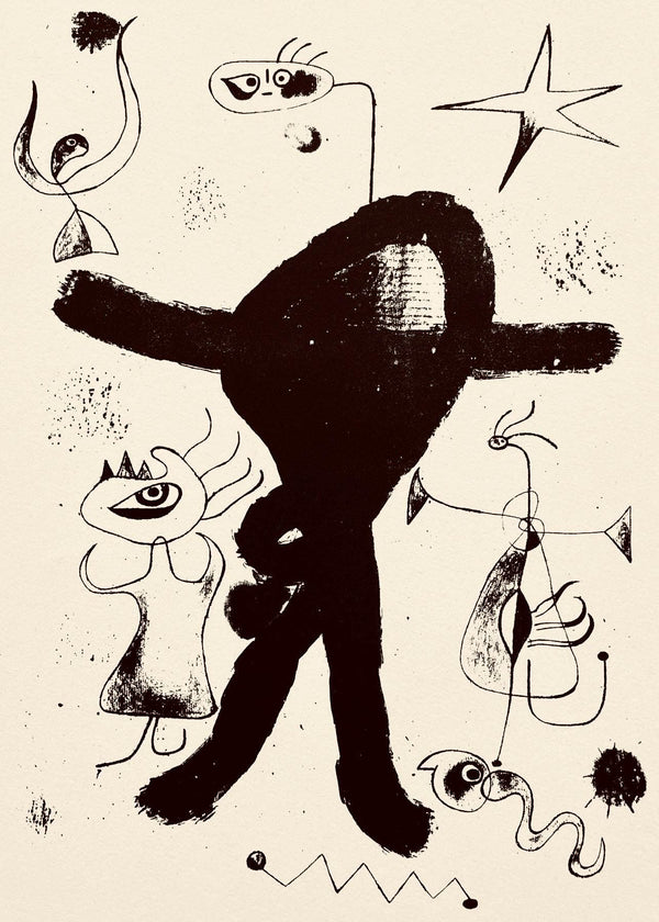 Joan Miró, Composition, The Prints of Joan Miro, Limited Edition Etching