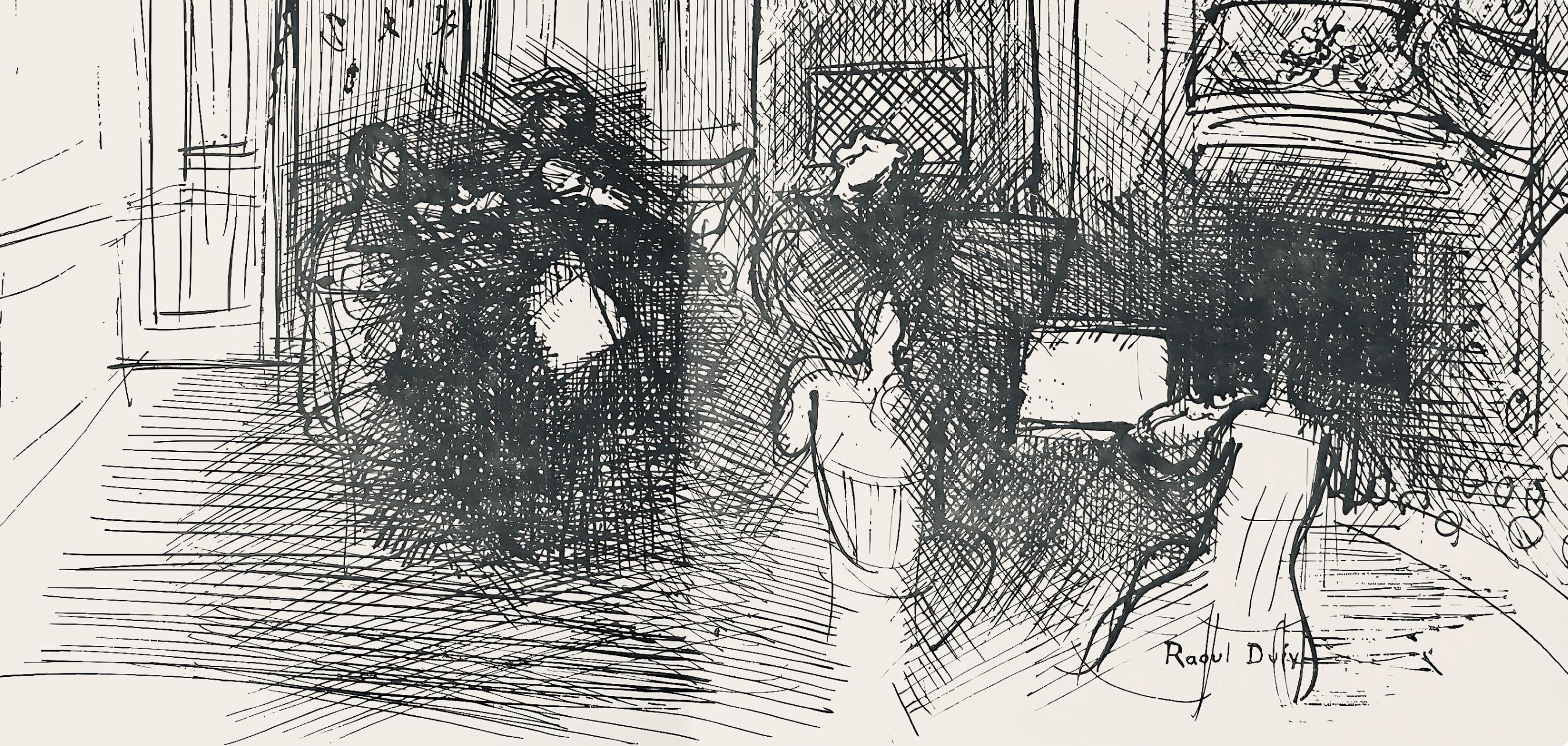 Raoul Dufy, Dessin, Lettre à mon peintre Raoul Dufy, Limited Edition Lithograph