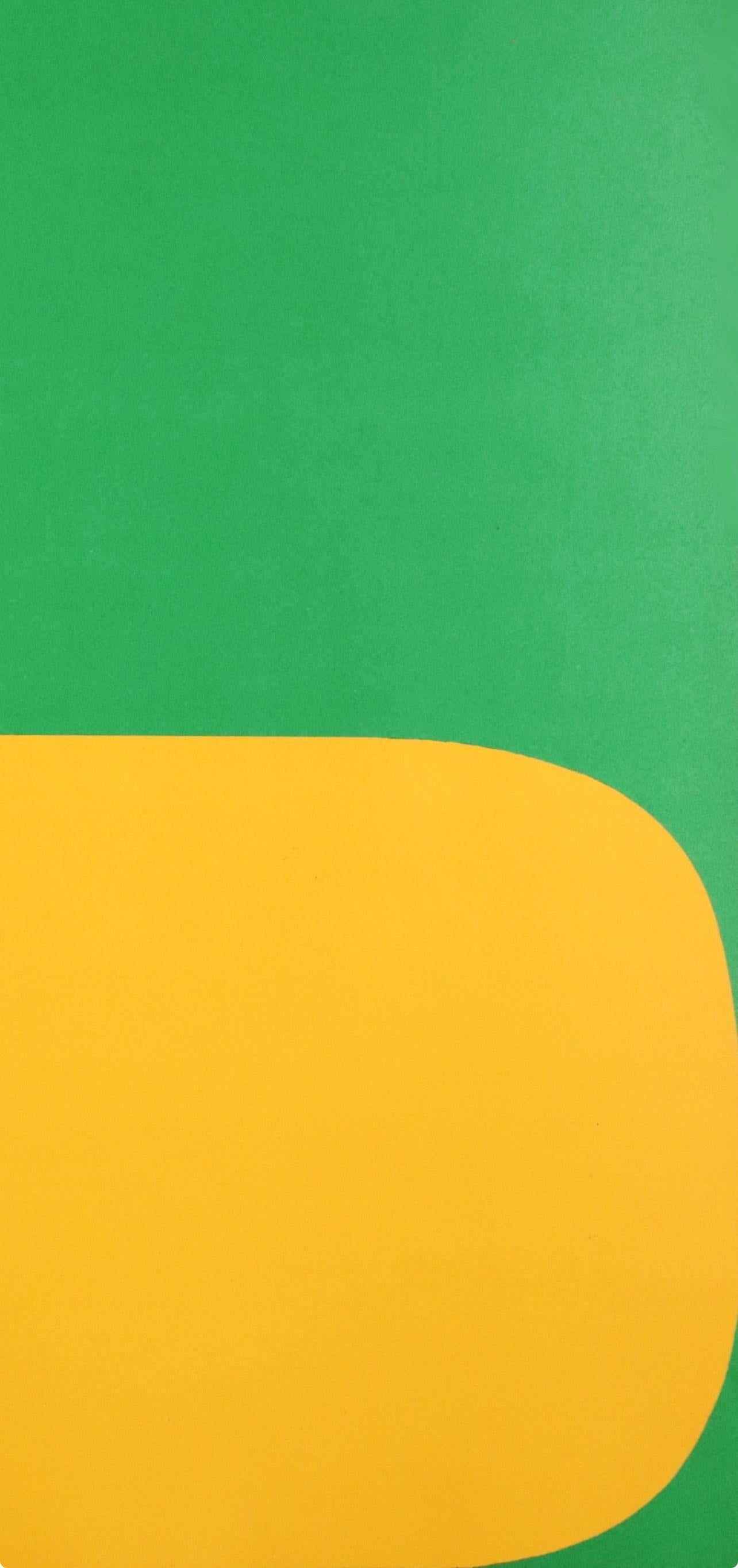 Ellsworth Kelly, Composition (Axsom, I-B), Derrière le miroir, Limited Edition Lithograph