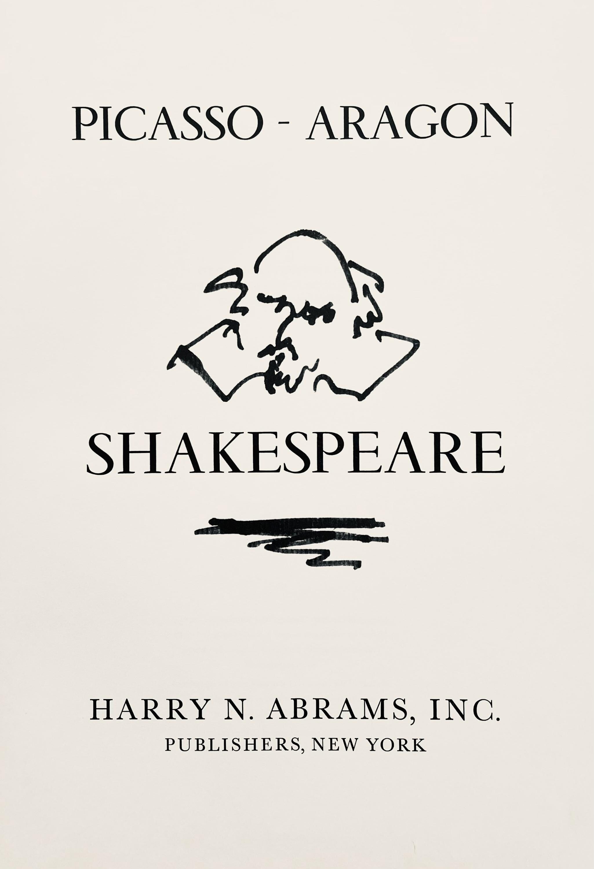 Pablo Picasso, Shakespeare I (Bloch 1197), Picasso-Aragon Shakespeare, Limited Edition Lithograph