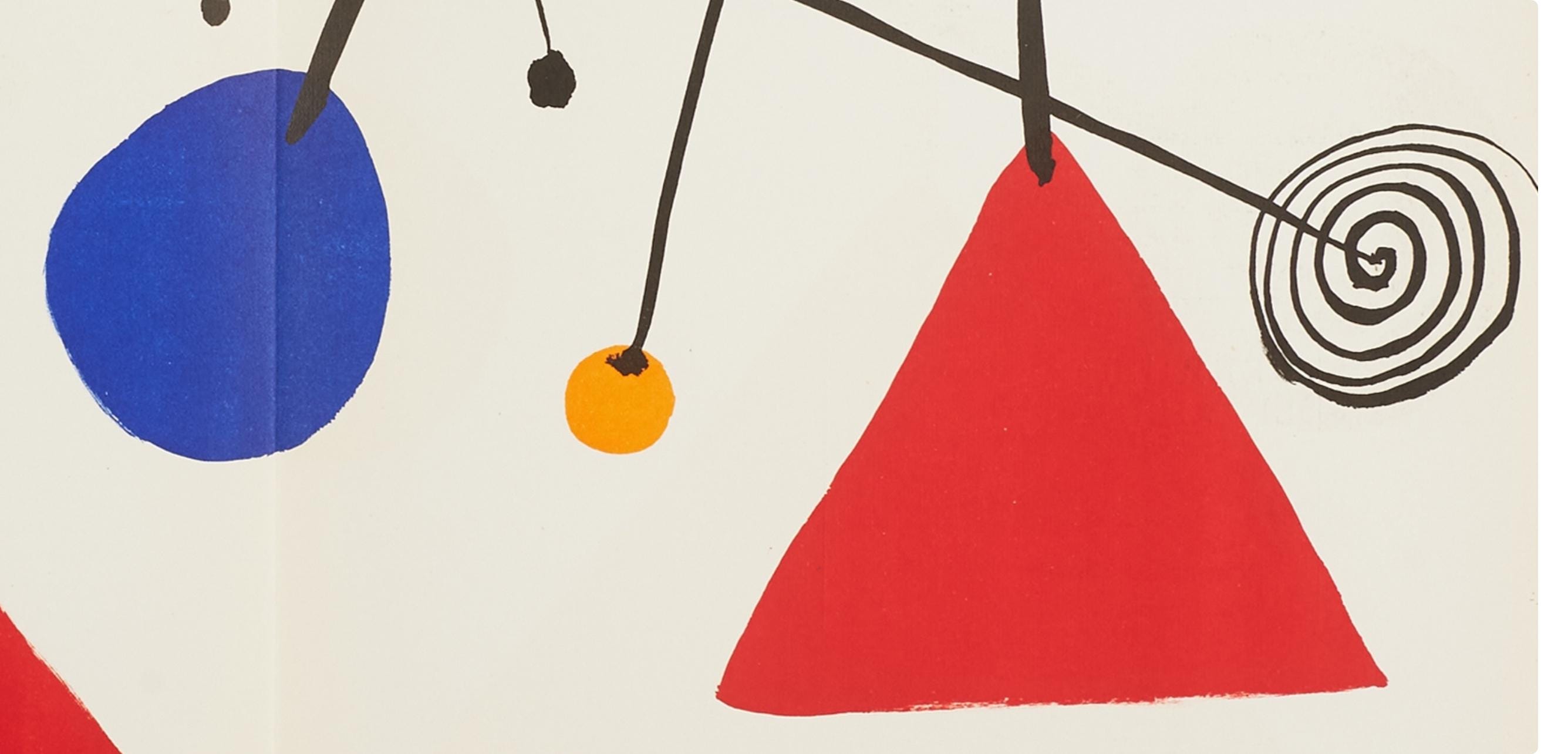 Alexander Calder, Composition, Derrière le miroir, Limited Edition Lithograph