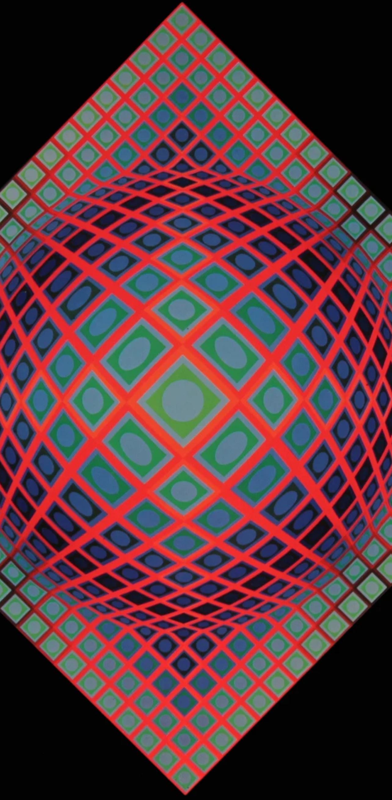 Victor Vasarely, Composition, Vega, Limited Edition Héliogravure