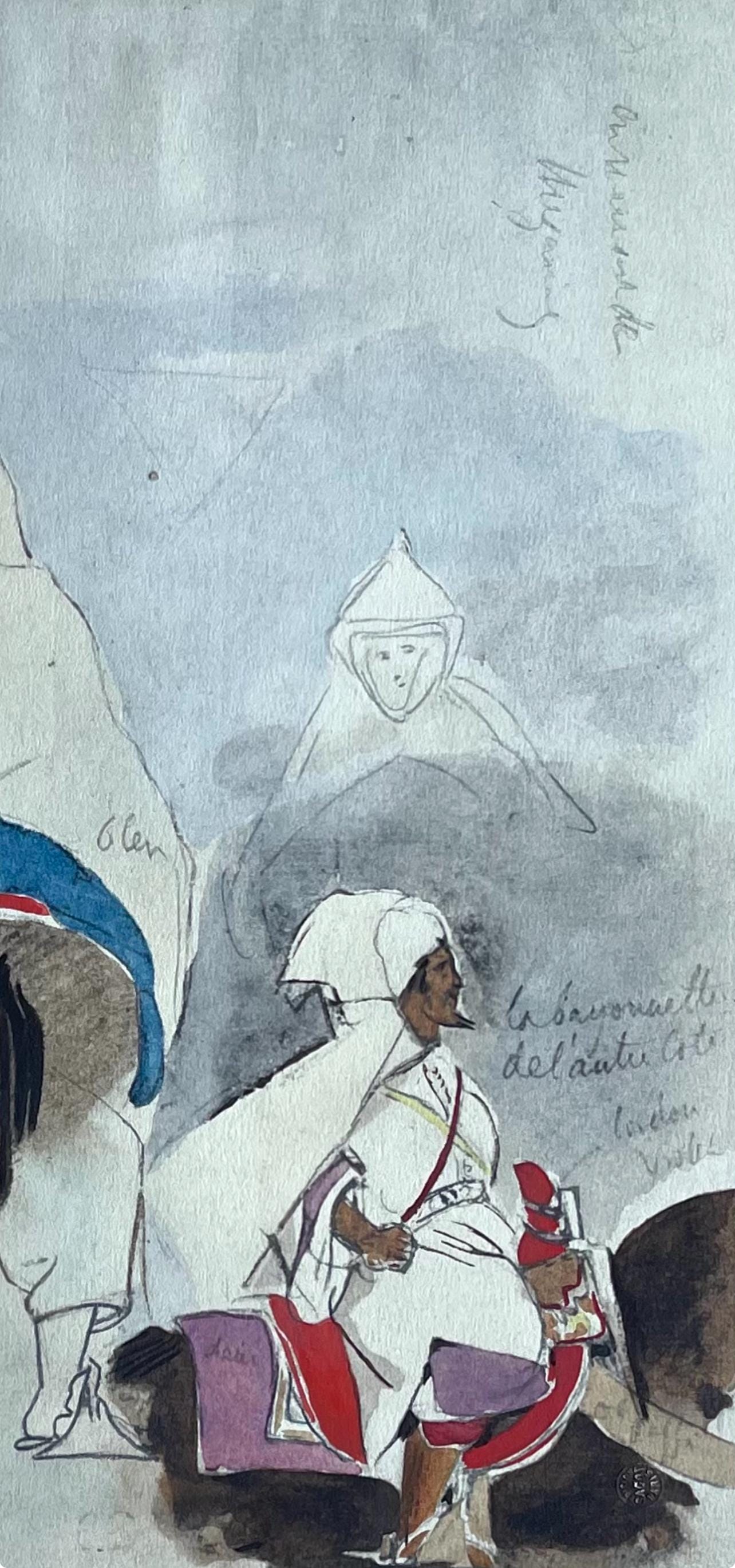 Eugène Delacroix, Composition, Trente et un Dessins et Aquarelles du Maroc, Limited Edition Lithograph