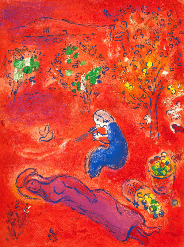 Marc Chagall, A Midi, l'Été, Daphnis et Chloé, Limited Edition Héliogravure