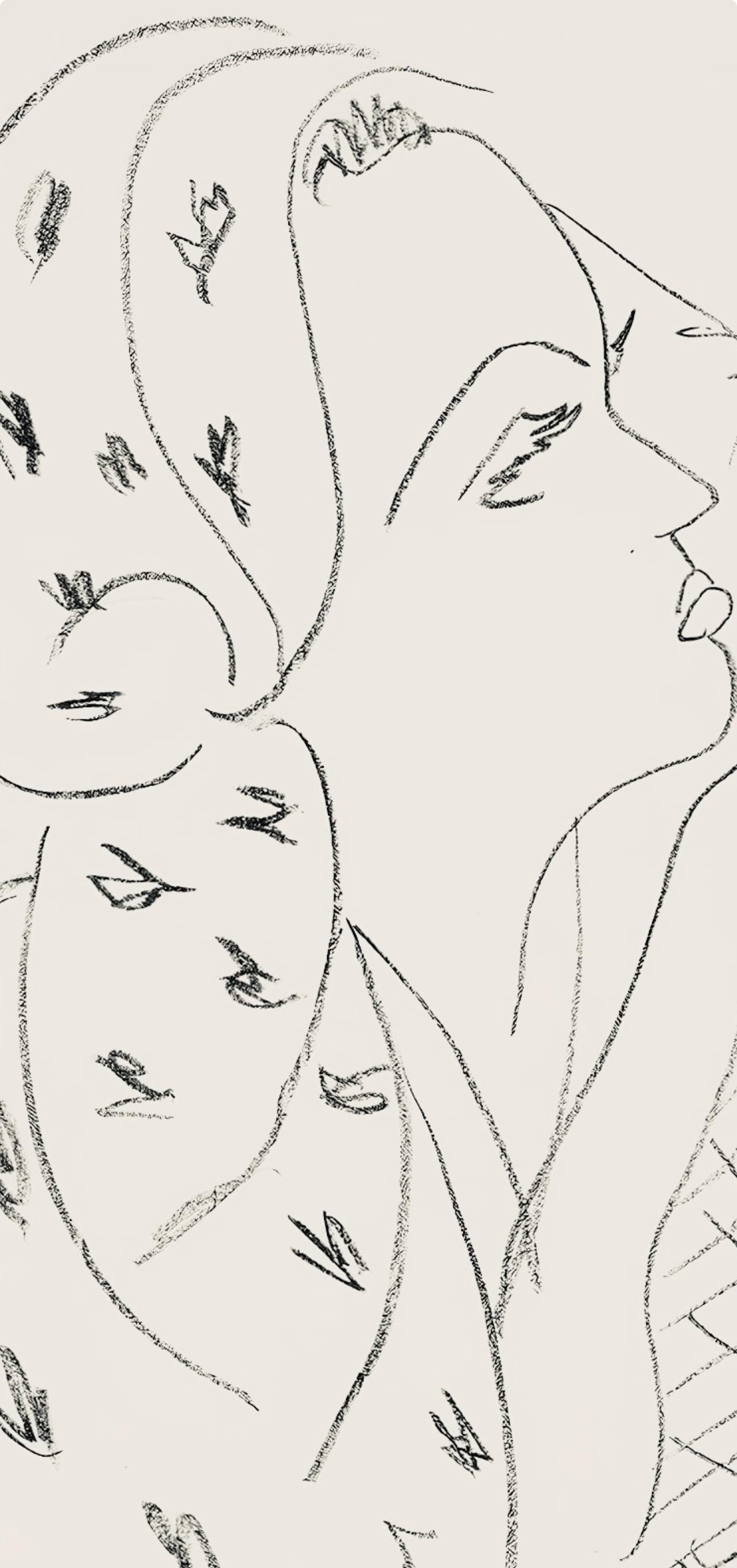 Henri Matisse, Série L, var. 10 (Duthuit 9), Henri Matisse, Dessins, Thèmes et variations, Limited Edition Lithograph