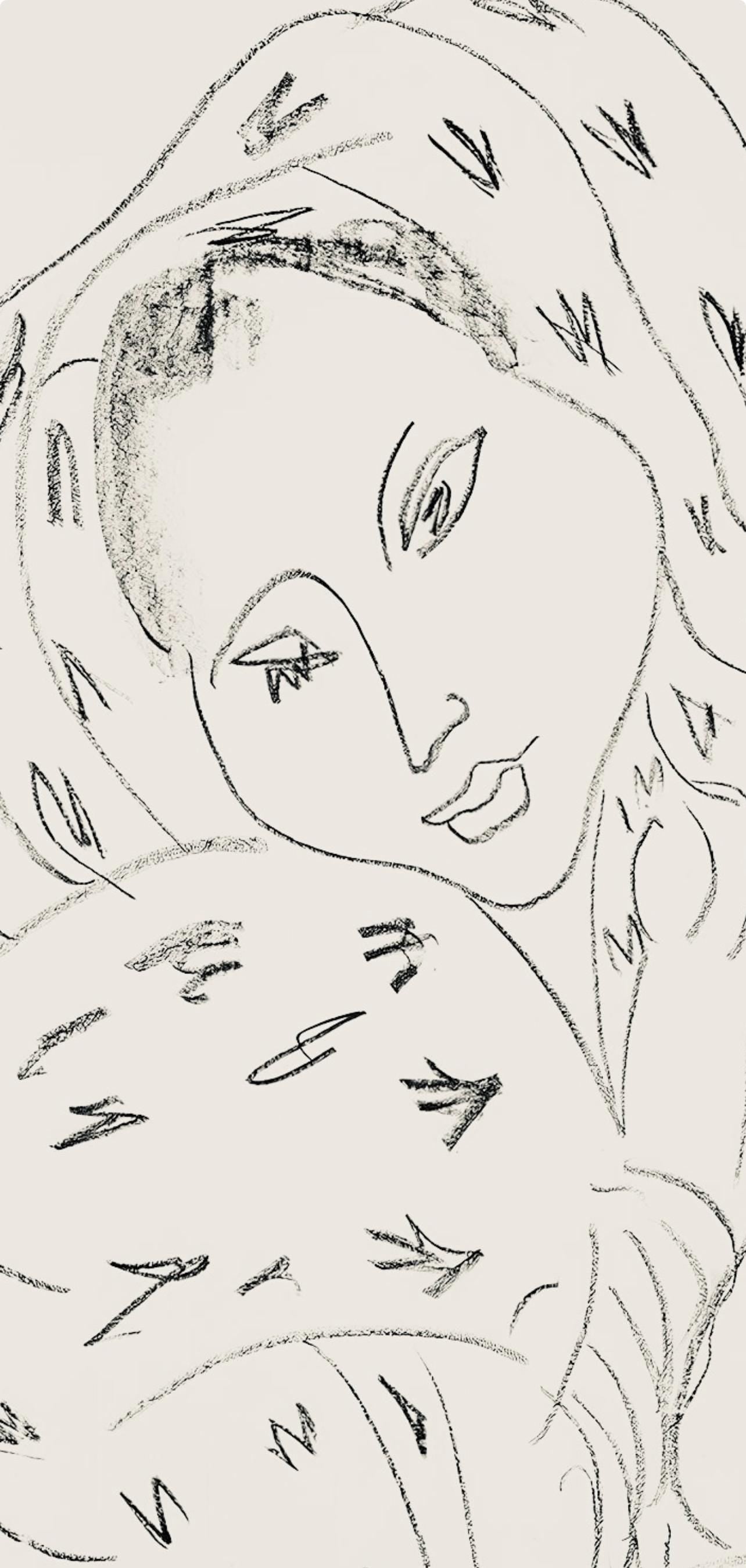 Henri Matisse, Série L, var. 9 (Duthuit 9), Henri Matisse, Dessins, Thèmes et variations, Limited Edition Lithograph