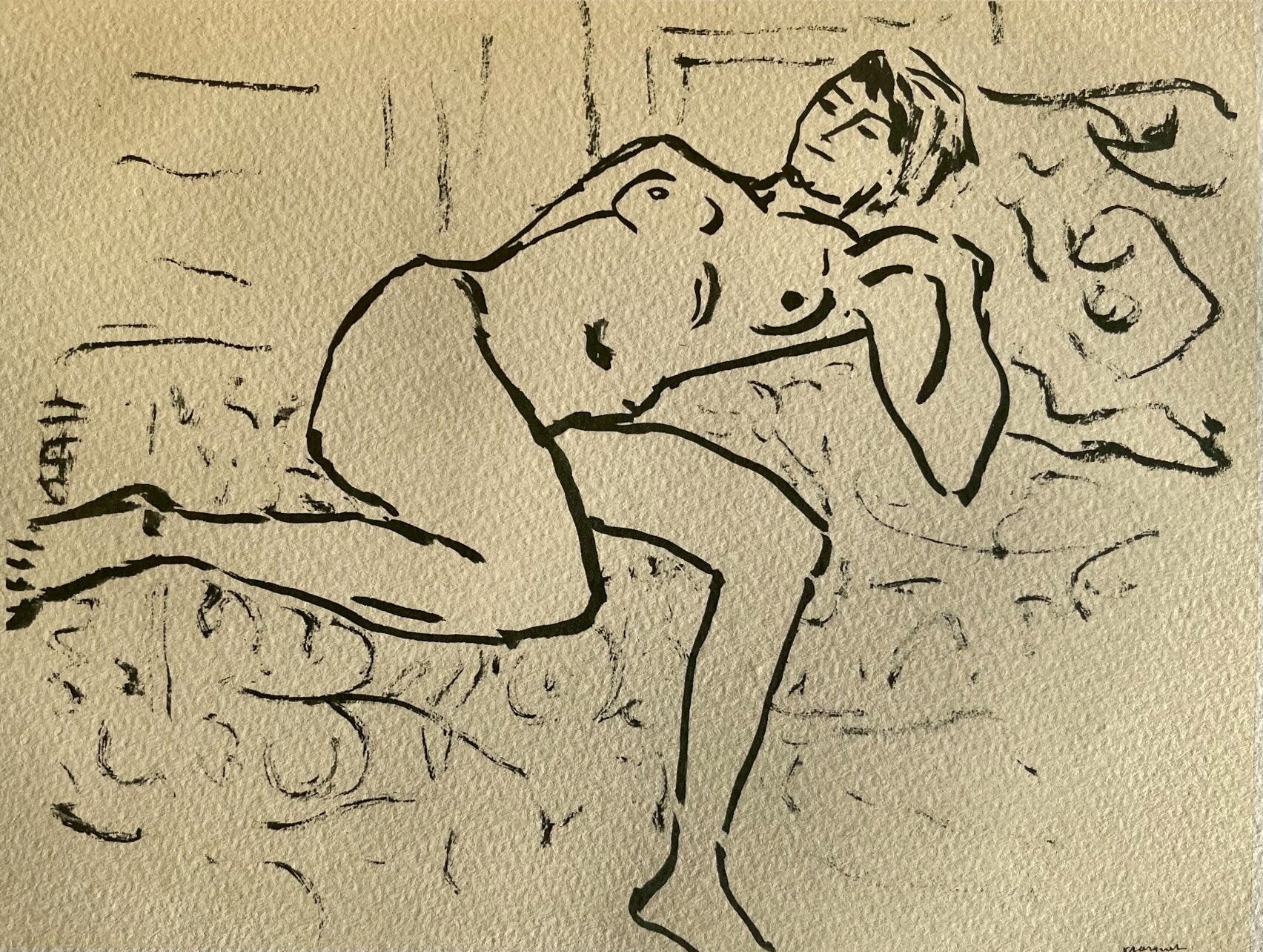 Albert Marquet, Nu., Marquet, Limited Edition Lithograph